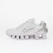 Nike Shox TL Kids White/ White/ Metallic Silver/ Max Orange