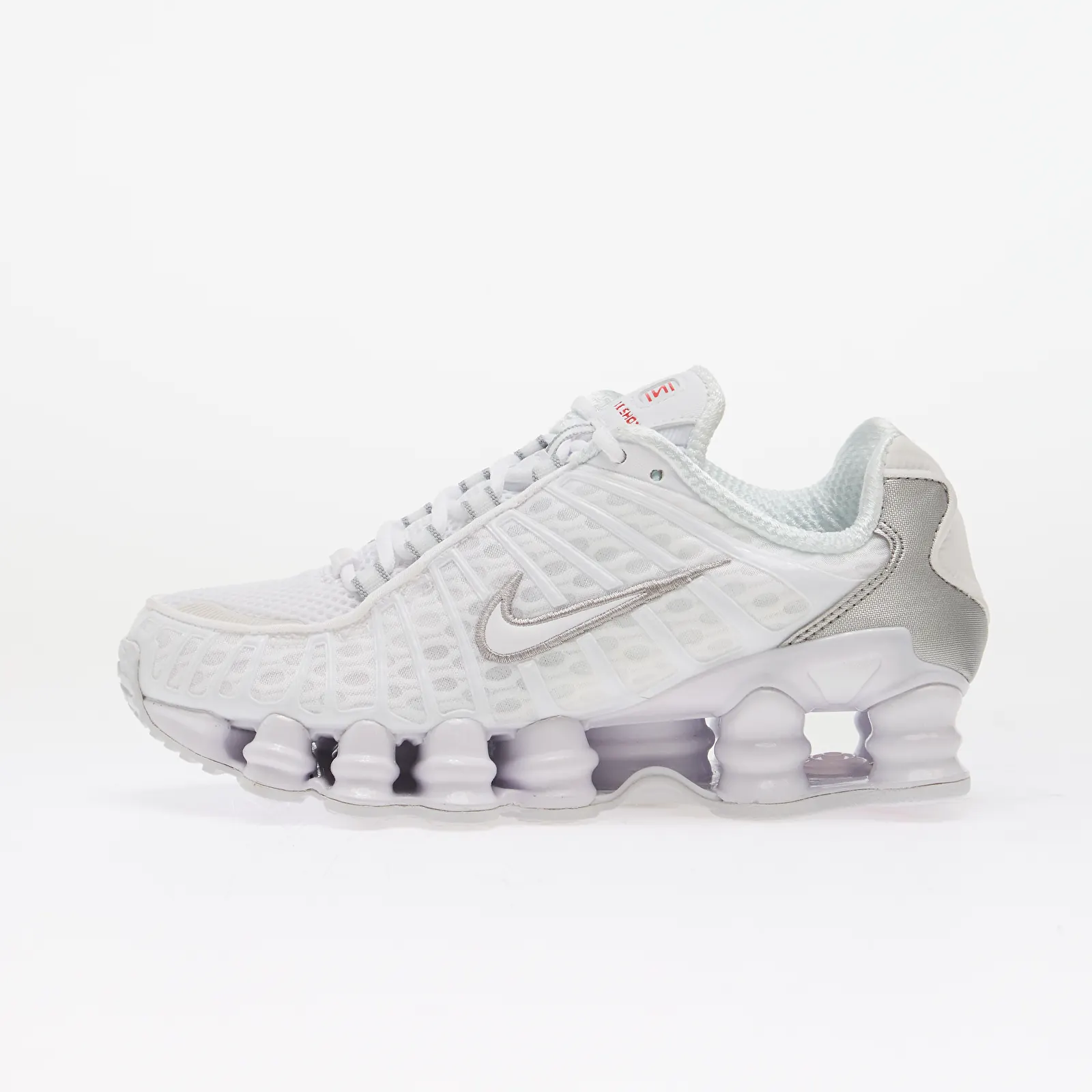 Чоловіче взуття Nike Shox TL Kids White/ White/ Metallic Silver/ Max Orange