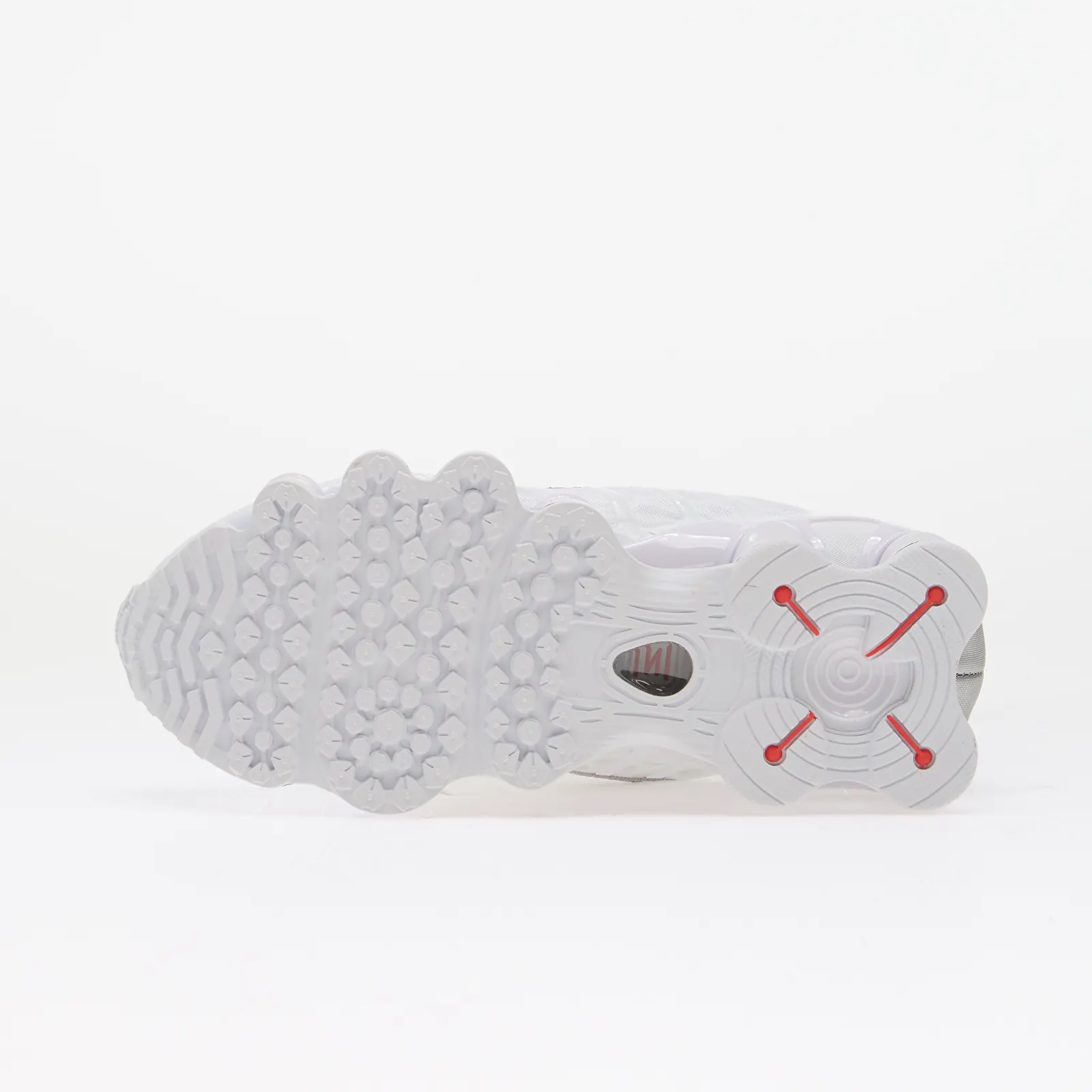Чоловіче взуття Nike Shox TL Kids White/ White/ Metallic Silver/ Max Orange