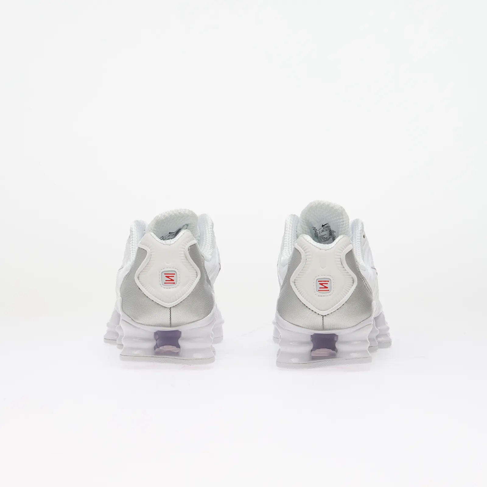 Чоловіче взуття Nike Shox TL Kids White/ White/ Metallic Silver/ Max Orange