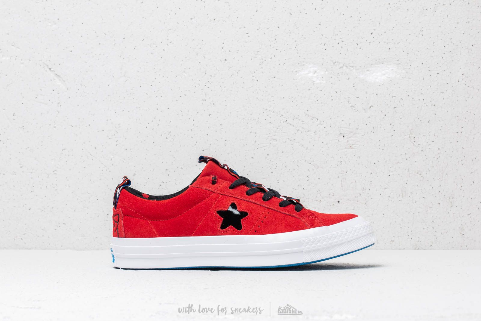 Zapatillas Hombre Converse x Hello Kitty One Star OX Fiery Red/ Black/ White