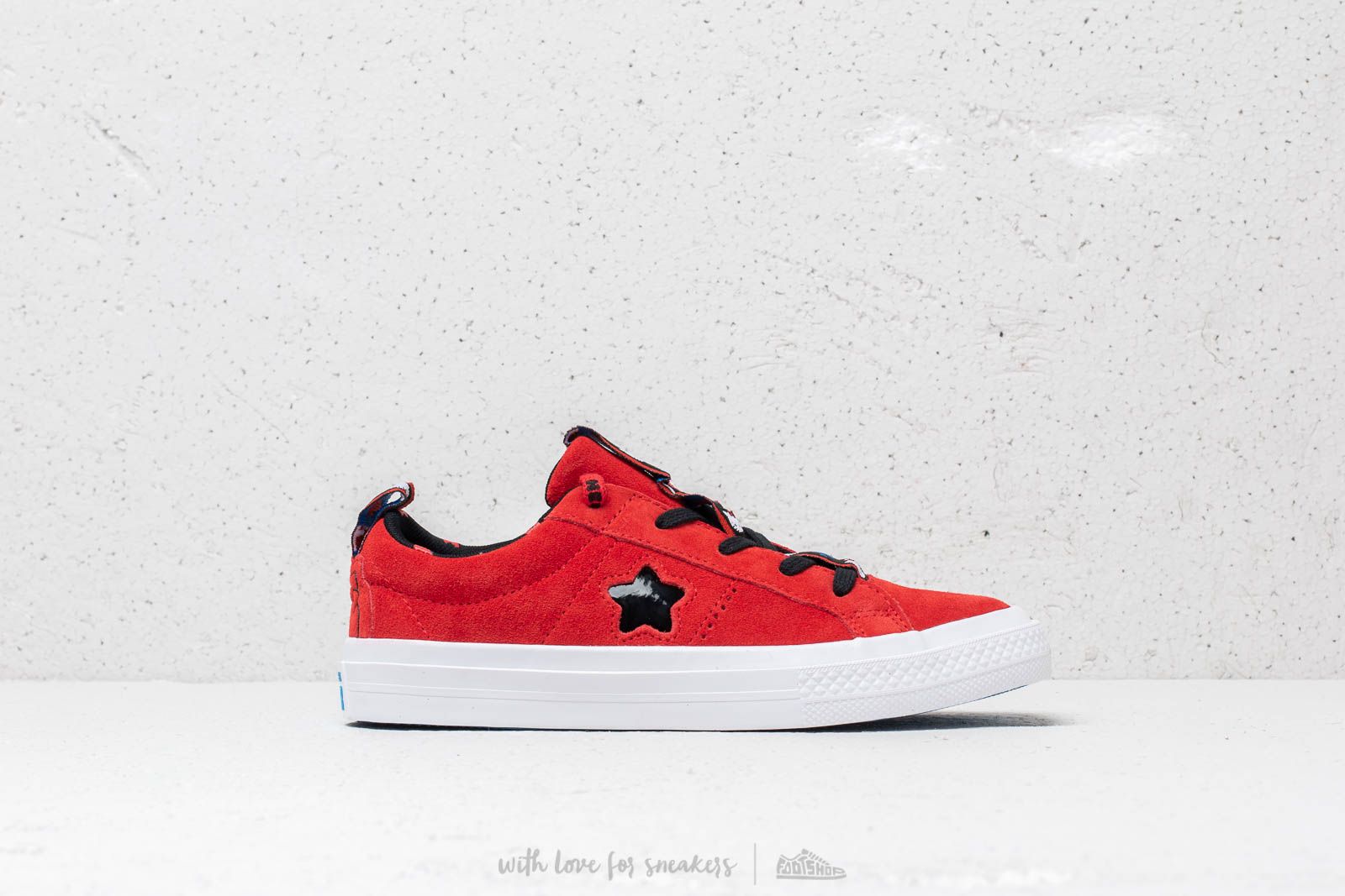 Kids sneakers and shoes Converse x Hello Kitty One Star X Fire Red Black White Footshop