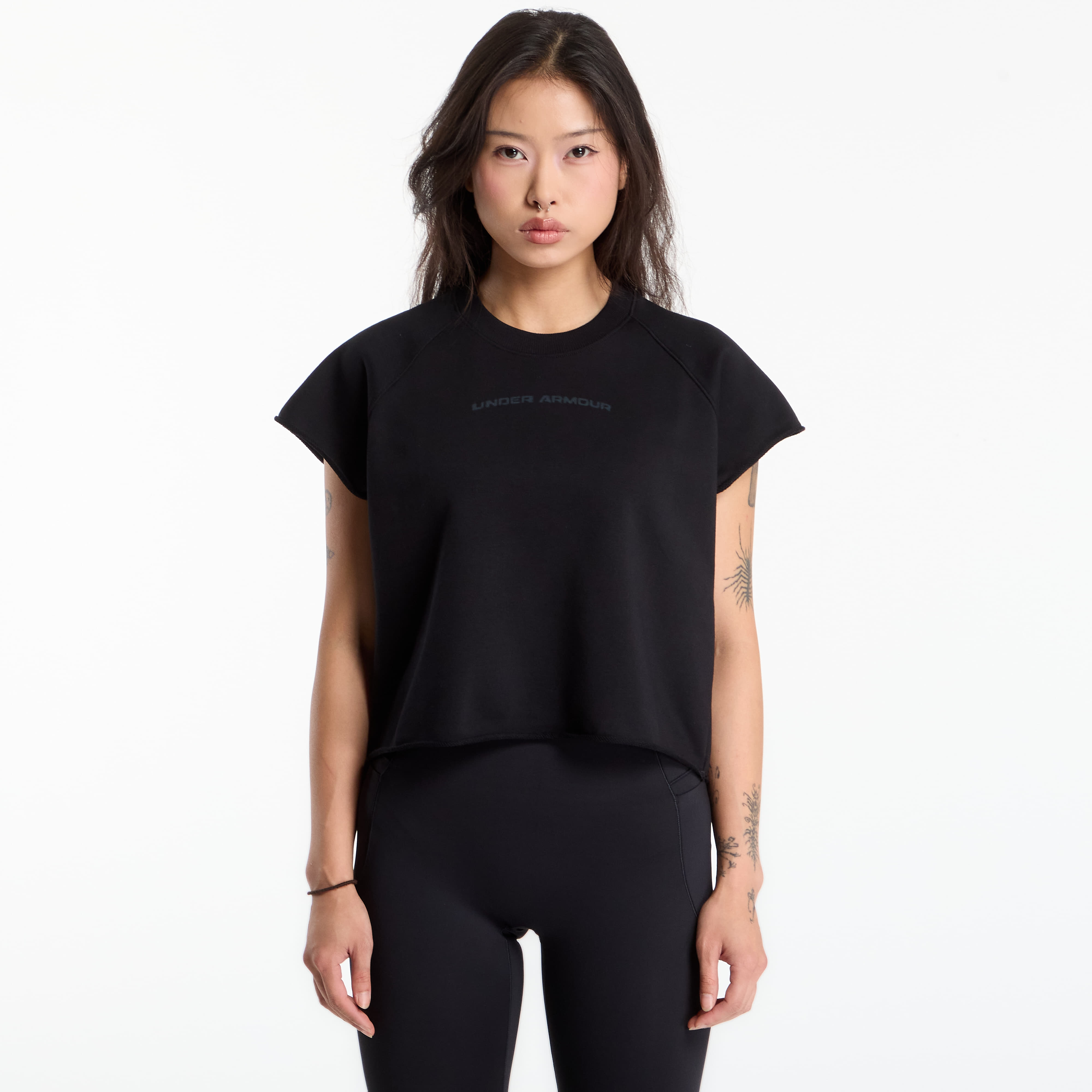 T-shirt Under Armour Icon Cut Off SS Black M