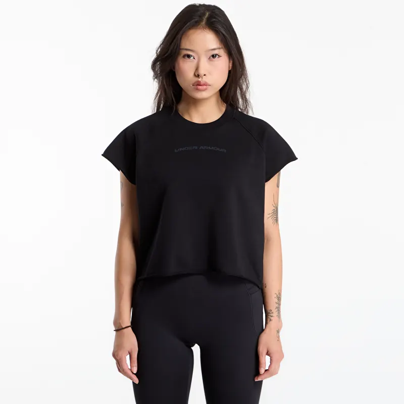 T-shirt Under Armour Icon Cut Off SS Black