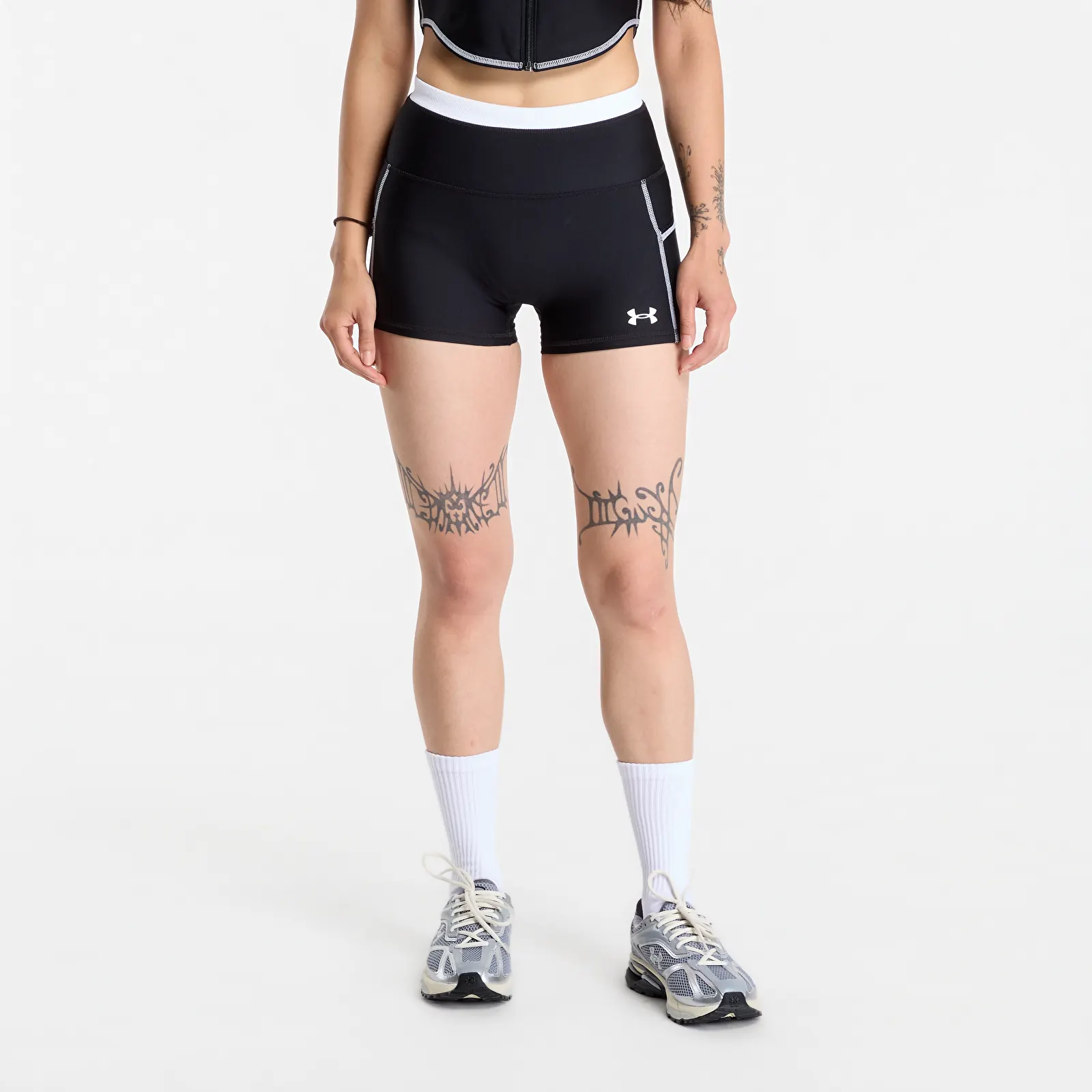 T-shirts  Under Armour HeatGear Novelty SS FZ Black