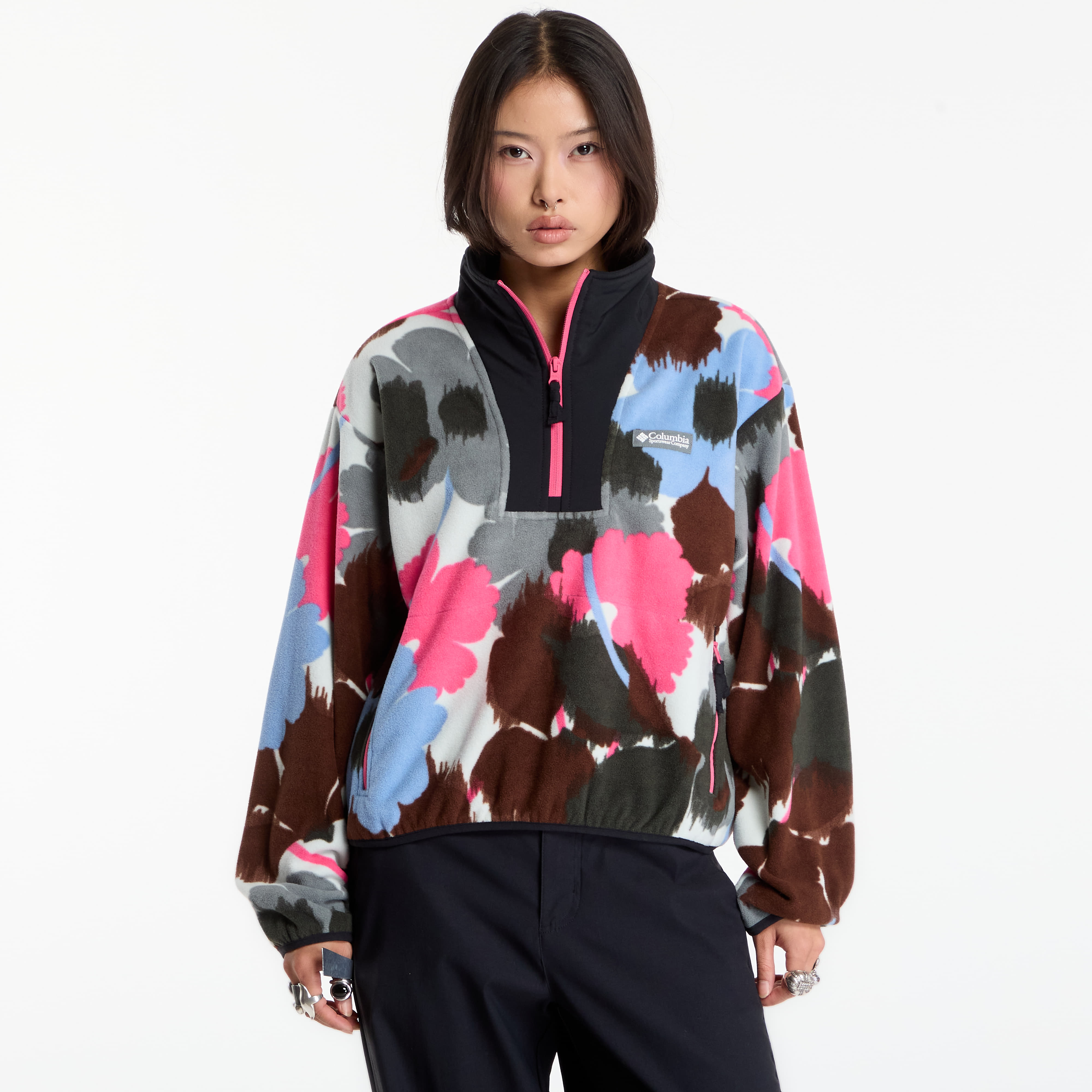 Sweatshirt Columbia Sequoia Grove™ II Printed Half Zip Sedona Sage Ikatbloom M
