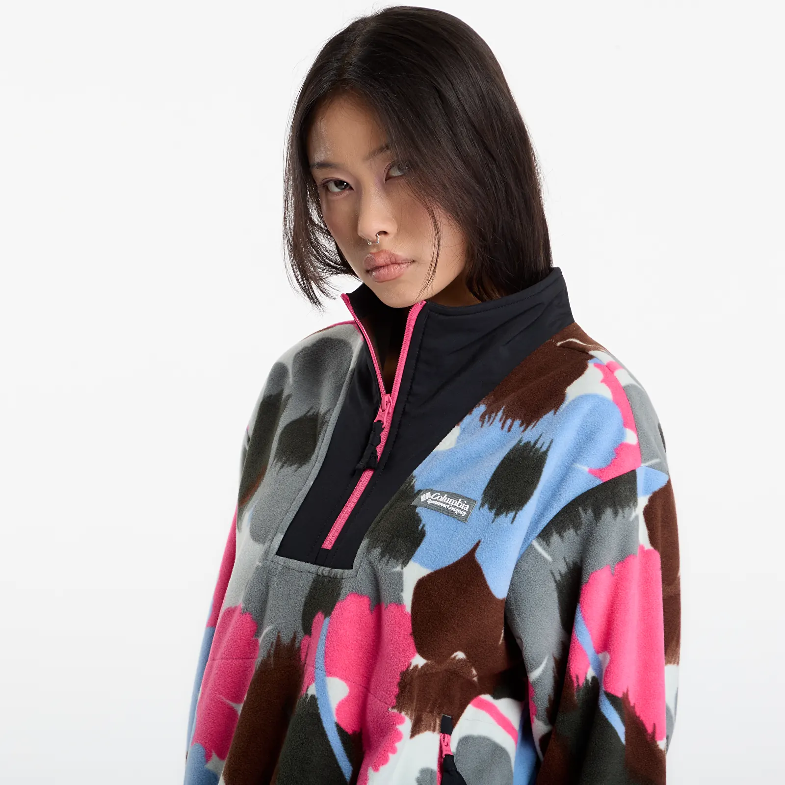 Hoodies and sweatshirts  Columbia Sequoia Grove™ II Printed Half Zip Sedona Sage Ikatbloom