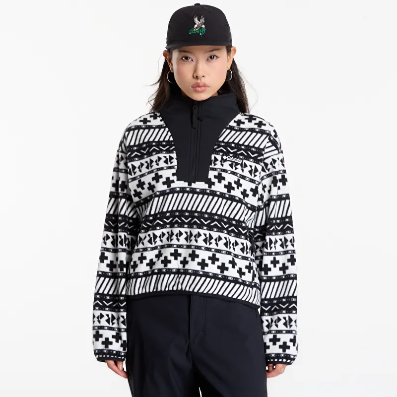 Суитшърт Columbia Sequoia Grove™ II Printed Half Zip Black Wizard Island Tonal