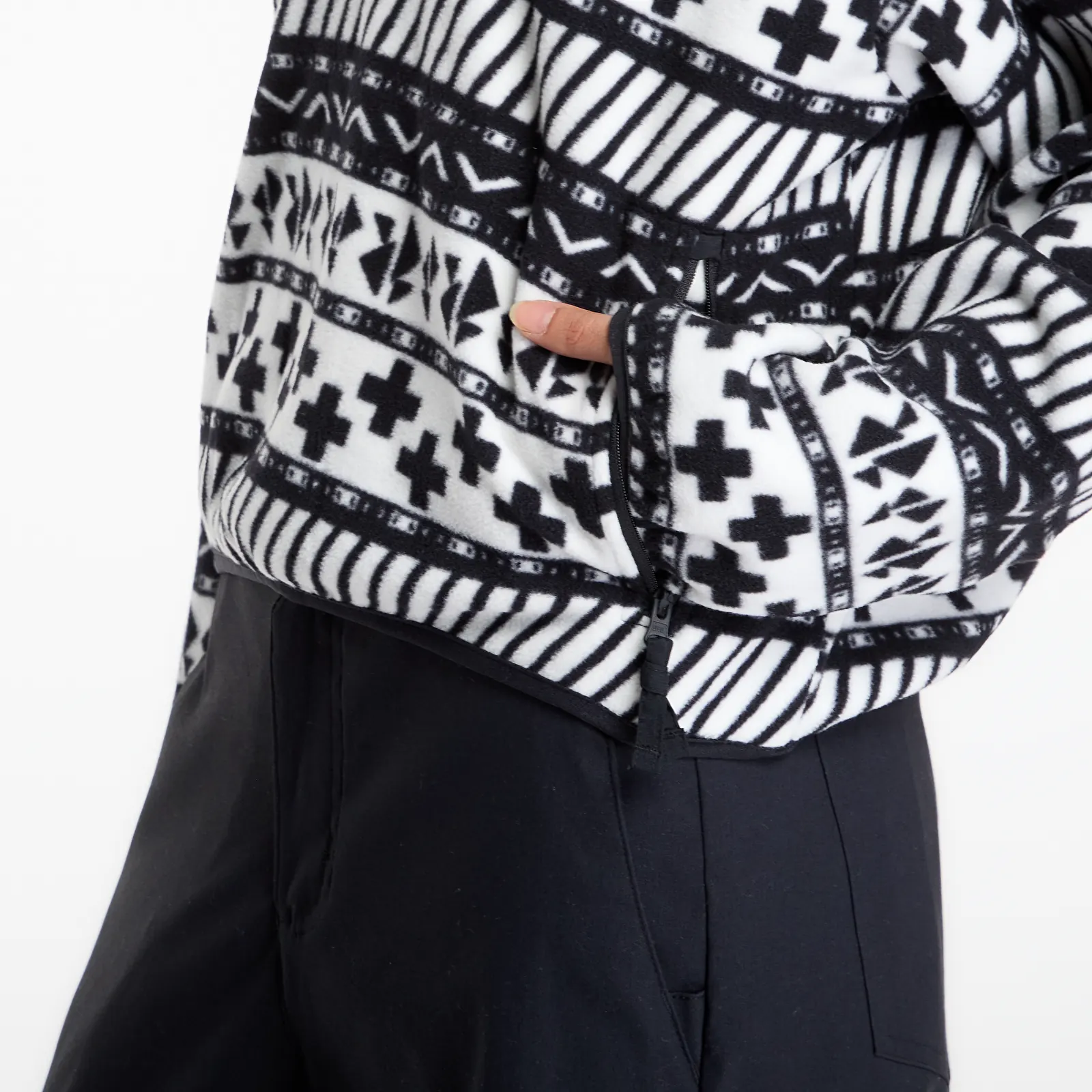 Sweatjacken und Sweatshirts Columbia Sequoia Grove™ II Printed Half Zip Black Wizard Island Tonal