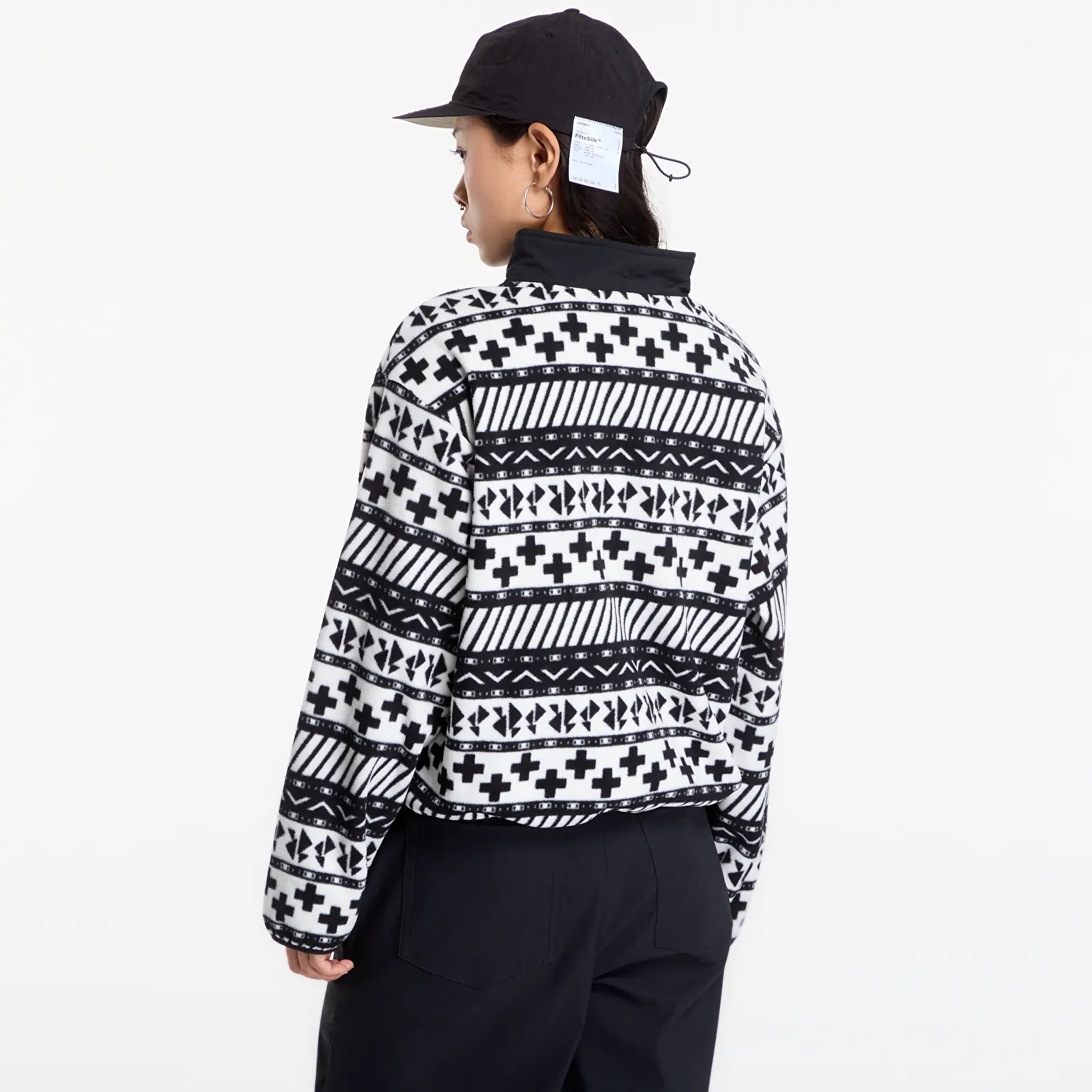 Sweatjacken und Sweatshirts Columbia Sequoia Grove™ II Printed Half Zip Black Wizard Island Tonal