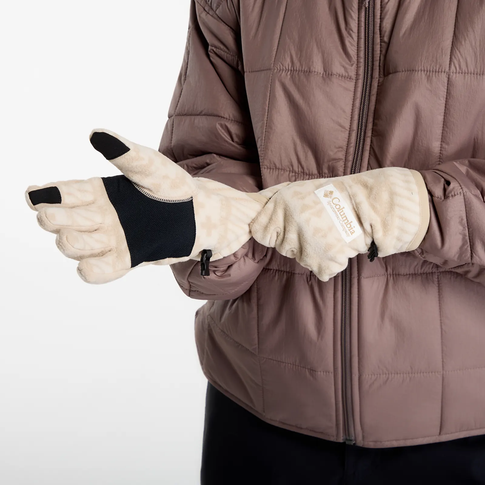Rukavice Columbia W Sequoia Grove Glove™ Ancient Fossil Wizard Island Tonal