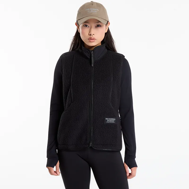 Gilet Pas Normal Studios Women's Off-Race Pile Fleece Vest Black