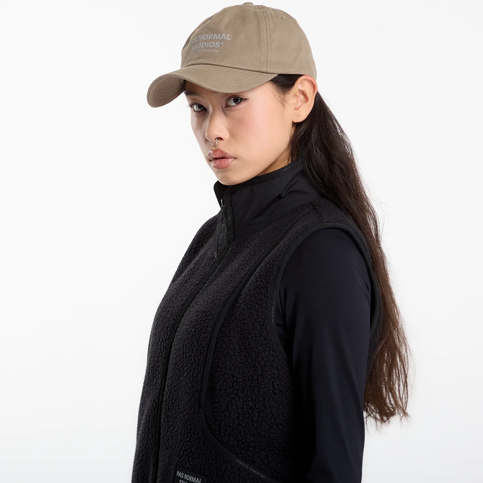 Gilets Pas Normal Studios Women's Off-Race Pile Fleece Vest Black