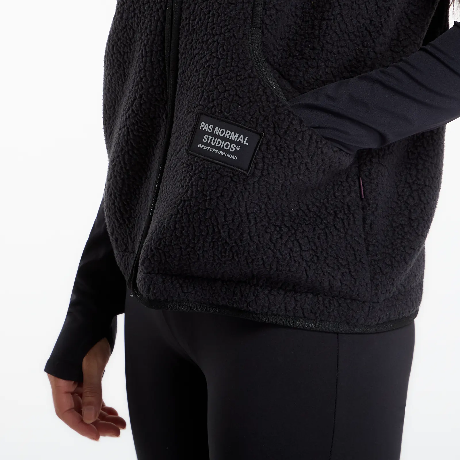 Gilets Pas Normal Studios Women's Off-Race Pile Fleece Vest Black