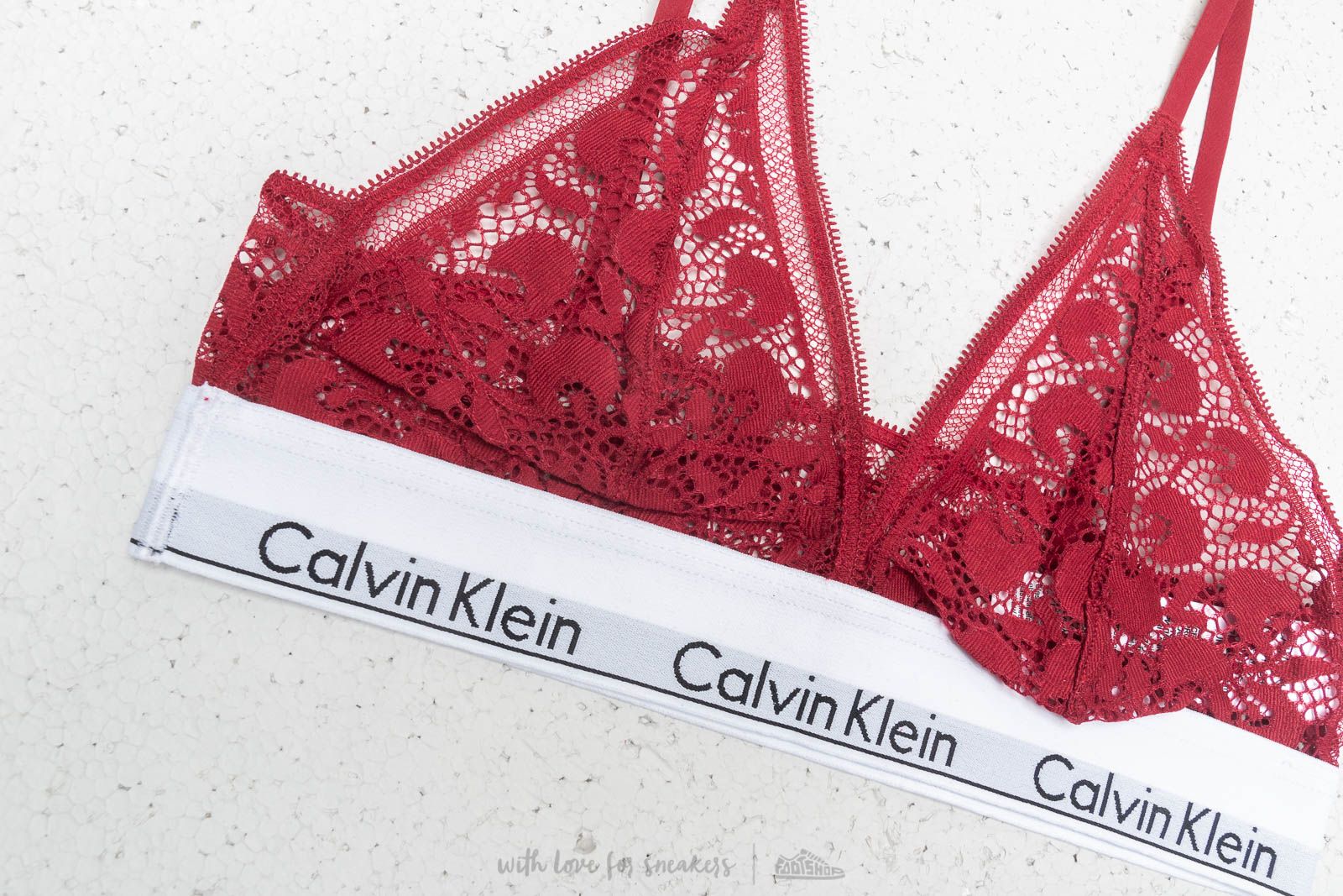 Calvin Klein - Unlined Triangle Red