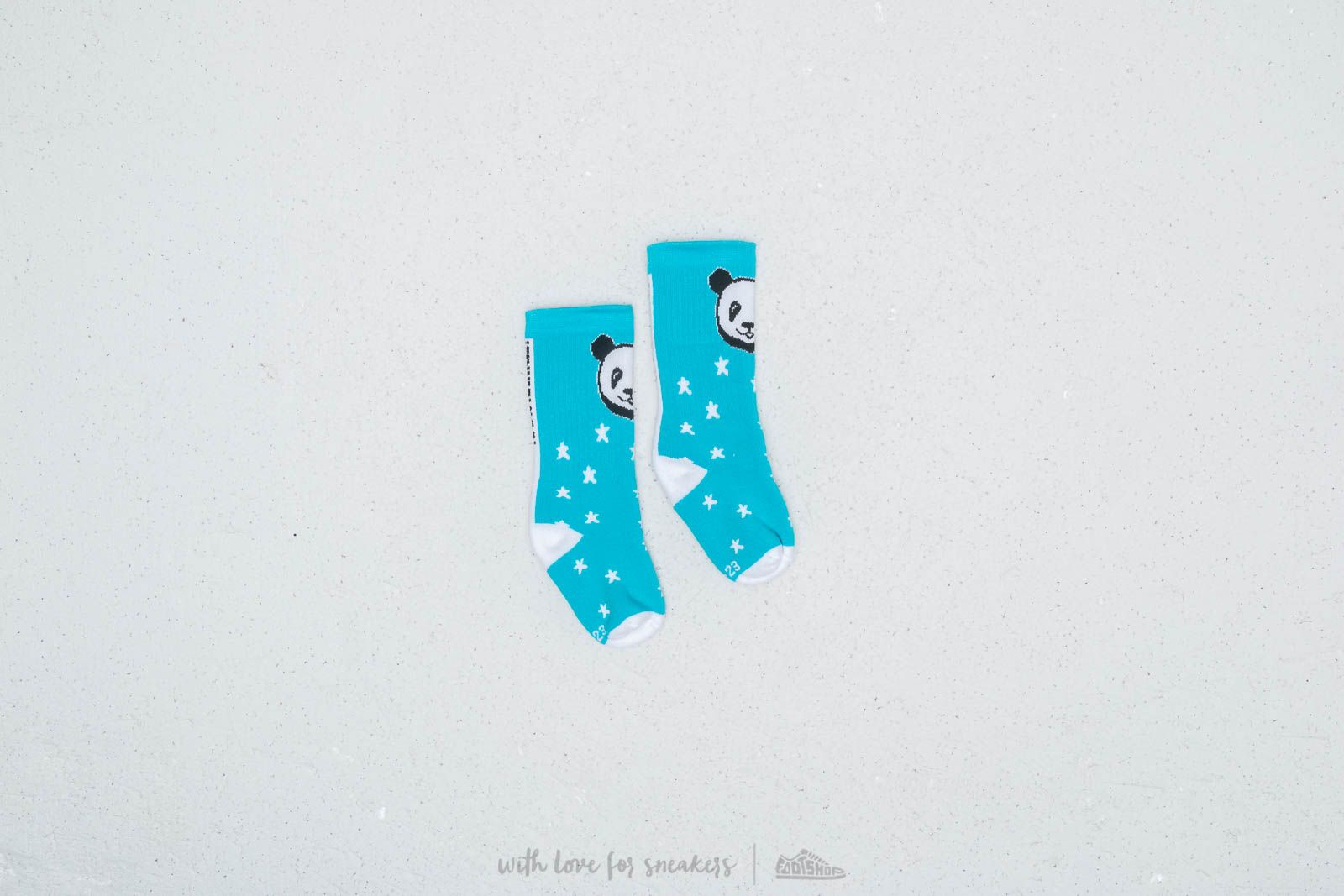 Socken LoowFAT KIDS Panda Socks Blue
