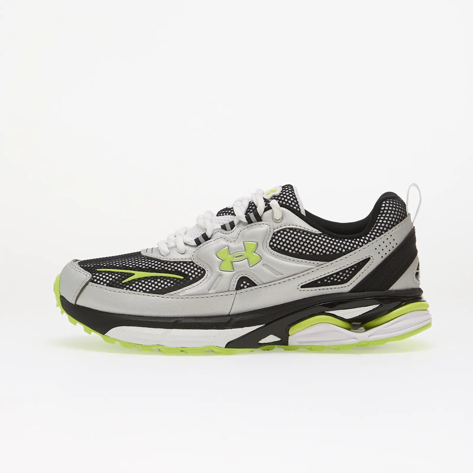 Men's shoes Under Armour Apparition Tech Metallic Silver/ White/ Green Citrine