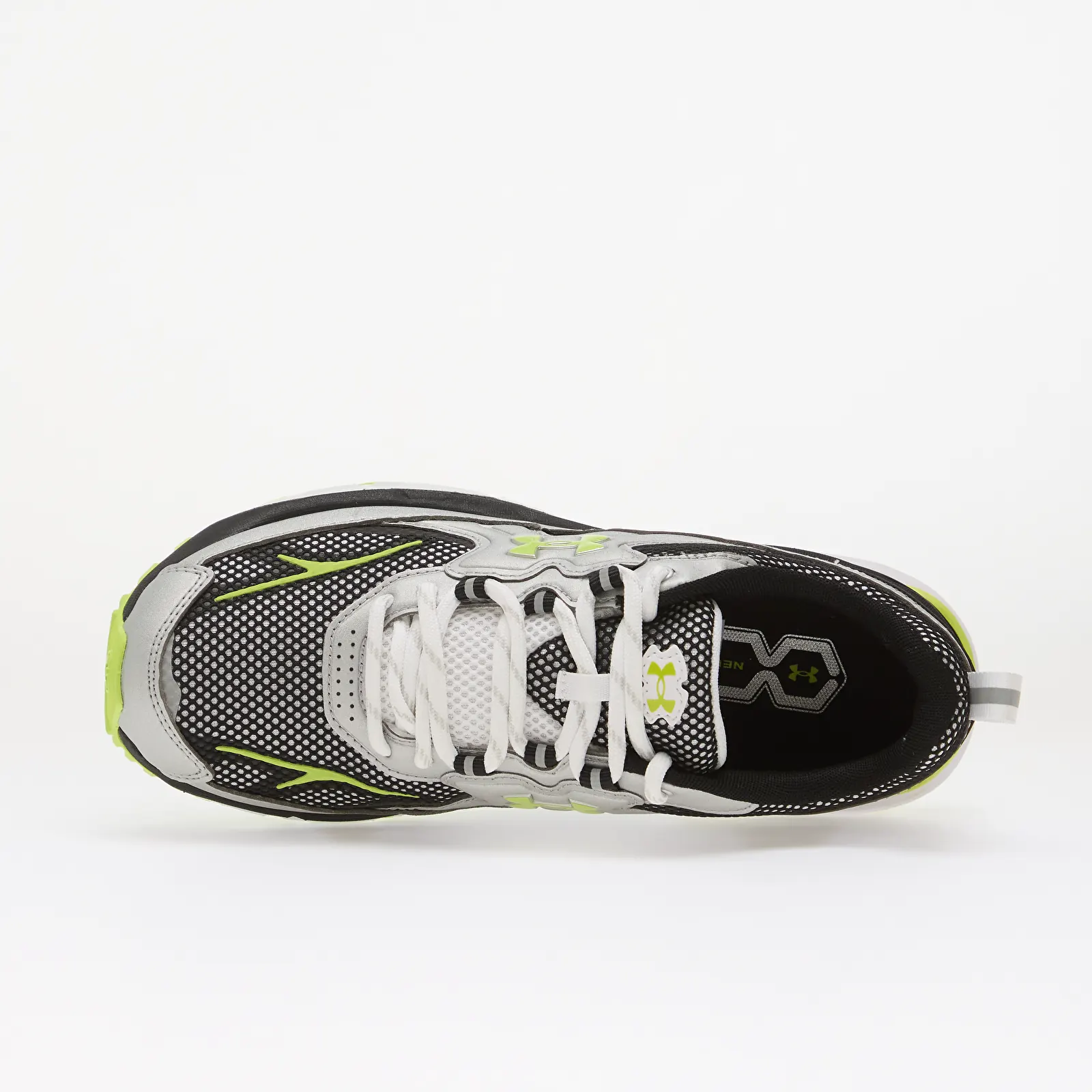 Men's shoes Under Armour Apparition Tech Metallic Silver/ White/ Green Citrine