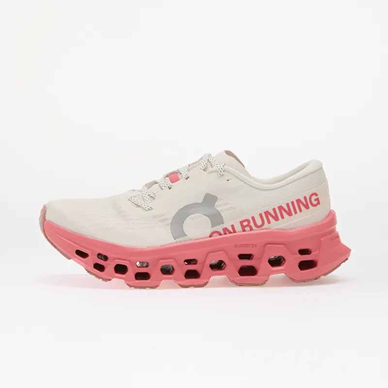 On W Cloudmonster 3 Ivory/ Camellia