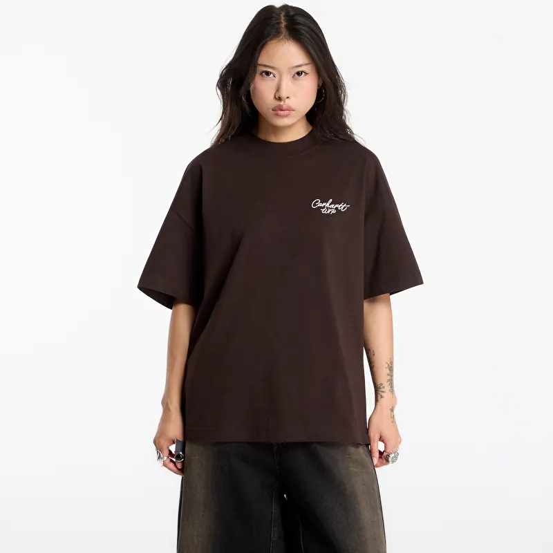 Carhartt WIP S/S Signature Script T-Shirt UNISEX Tobacco/ Natural