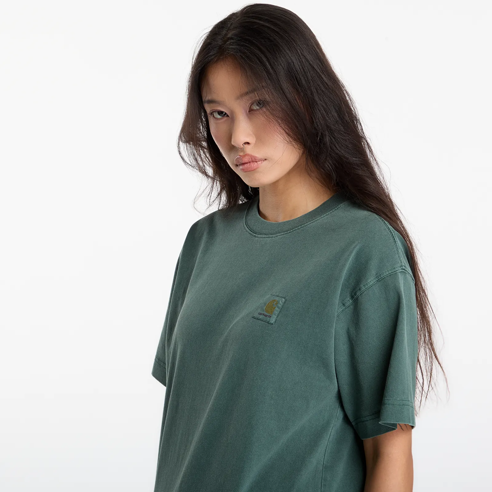 T-shirts  Carhartt WIP S/S Vista T-Shirt UNISEX Dark Scarab Garment Dyed
