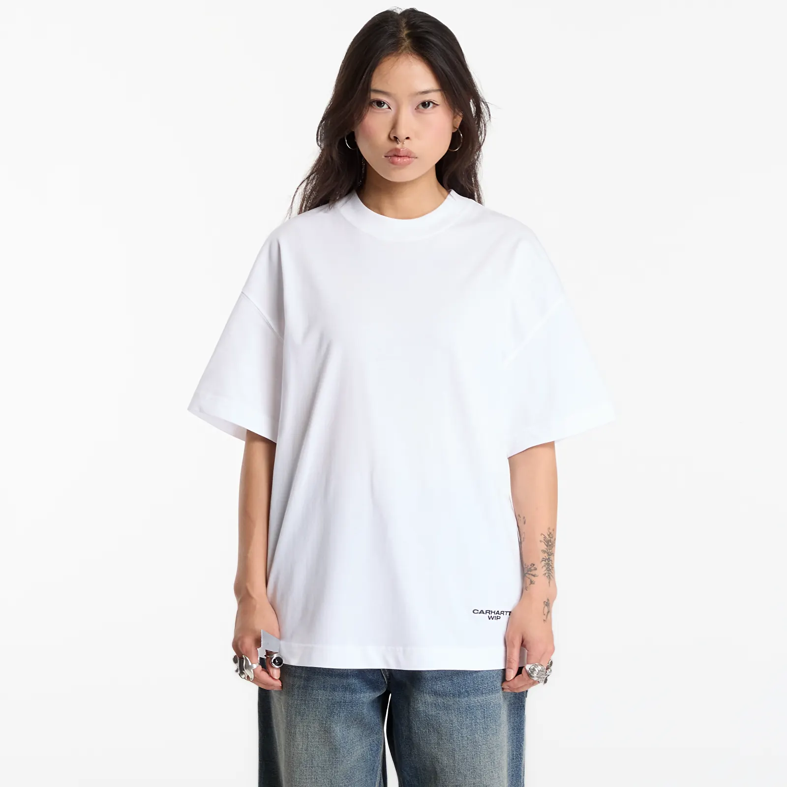 Trička Carhartt WIP S/S Chapter Script T-Shirt UNISEX White/ Black
