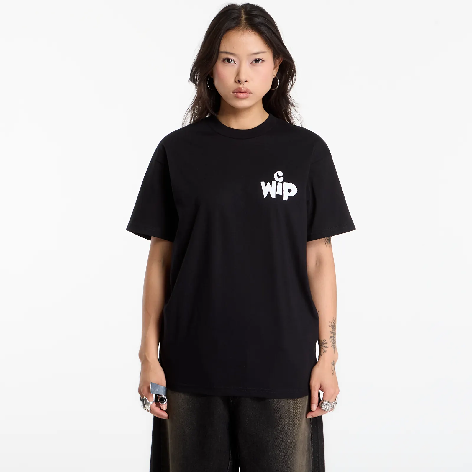 Tricouri bărbați Carhartt WIP S/S Cutout T-Shirt UNISEX Black