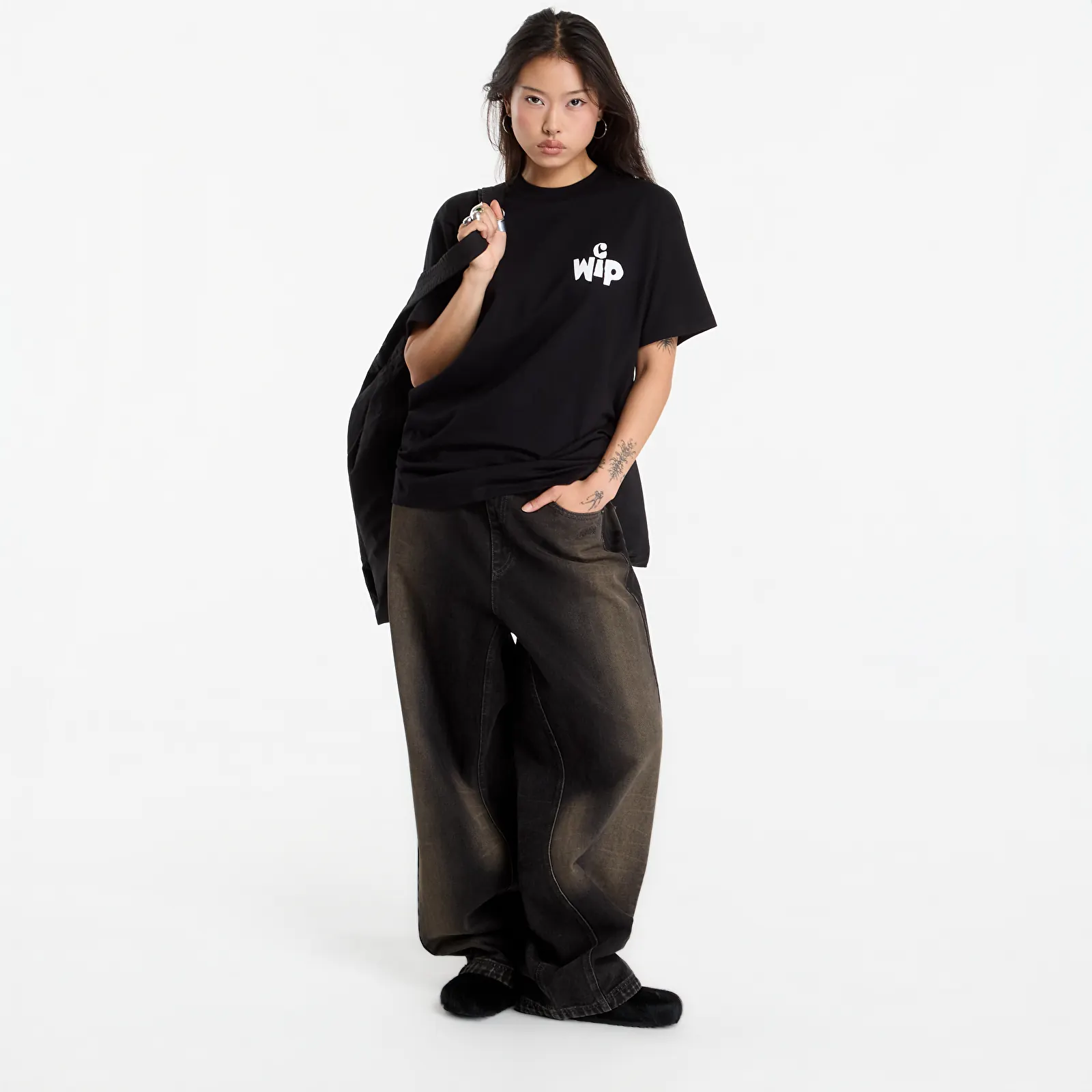 Tricouri bărbați Carhartt WIP S/S Cutout T-Shirt UNISEX Black