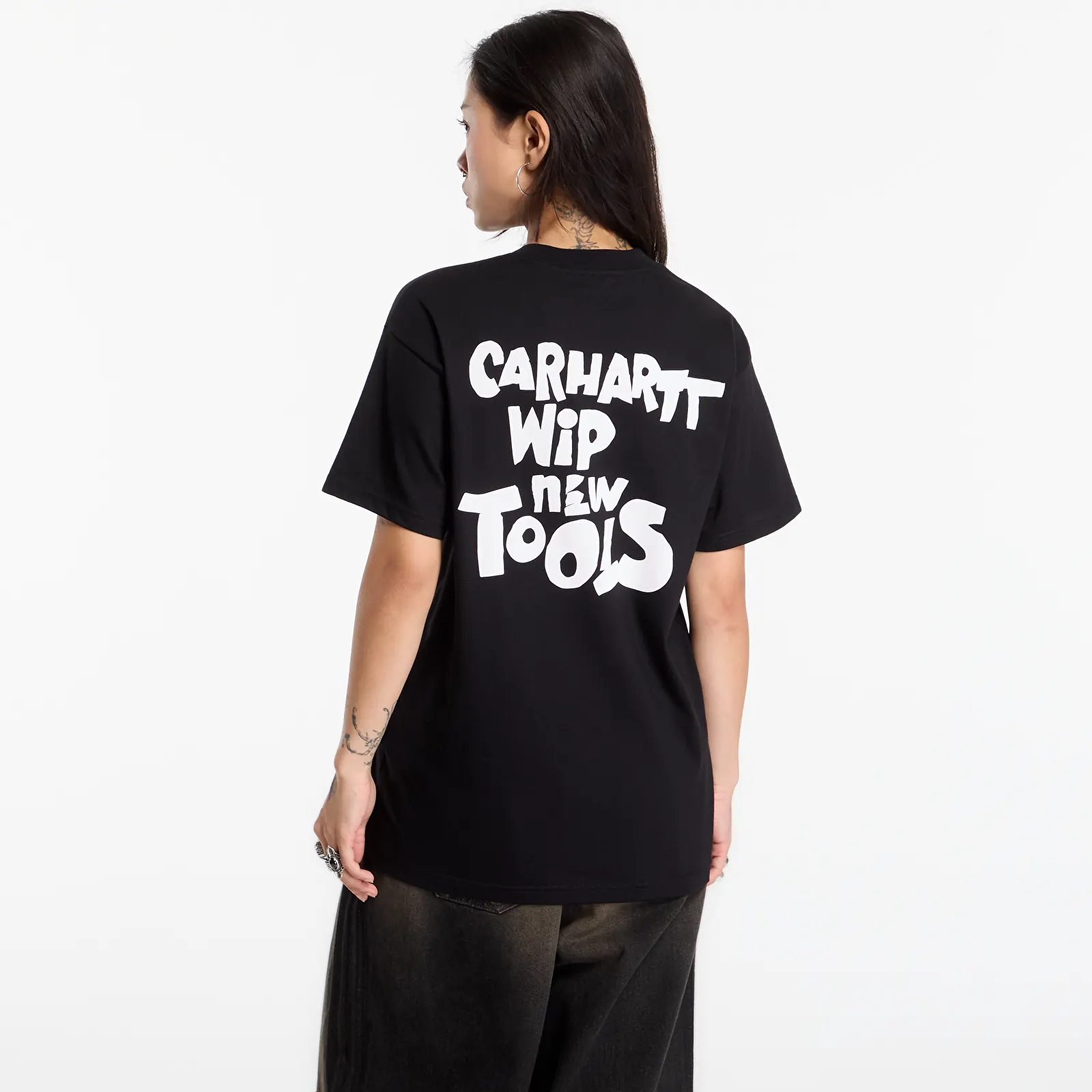 Tricouri bărbați Carhartt WIP S/S Cutout T-Shirt UNISEX Black
