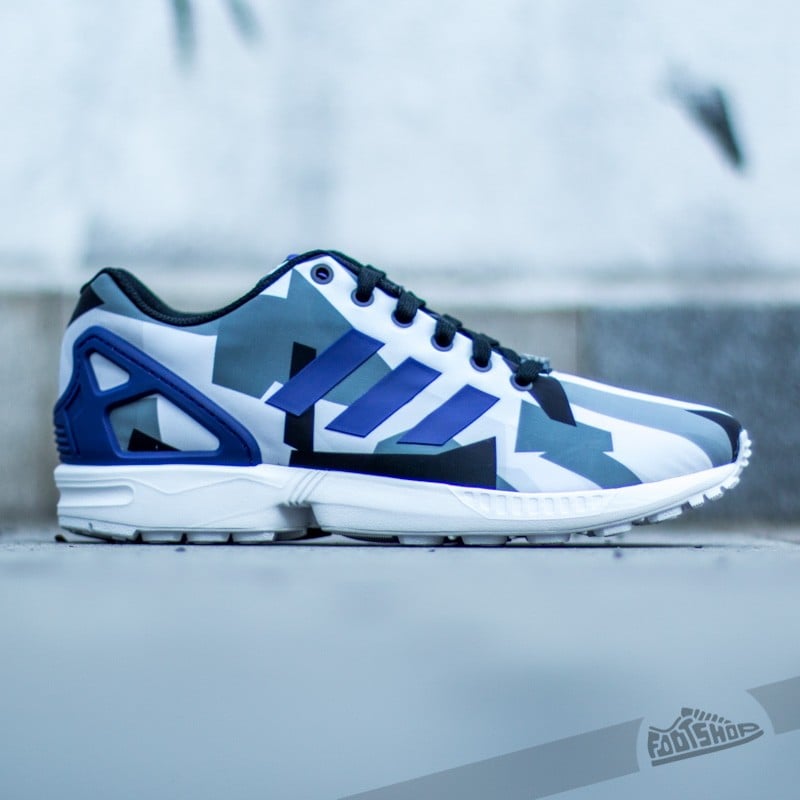 Men s shoes adidas ZX FLUX White Purple Black Footshop