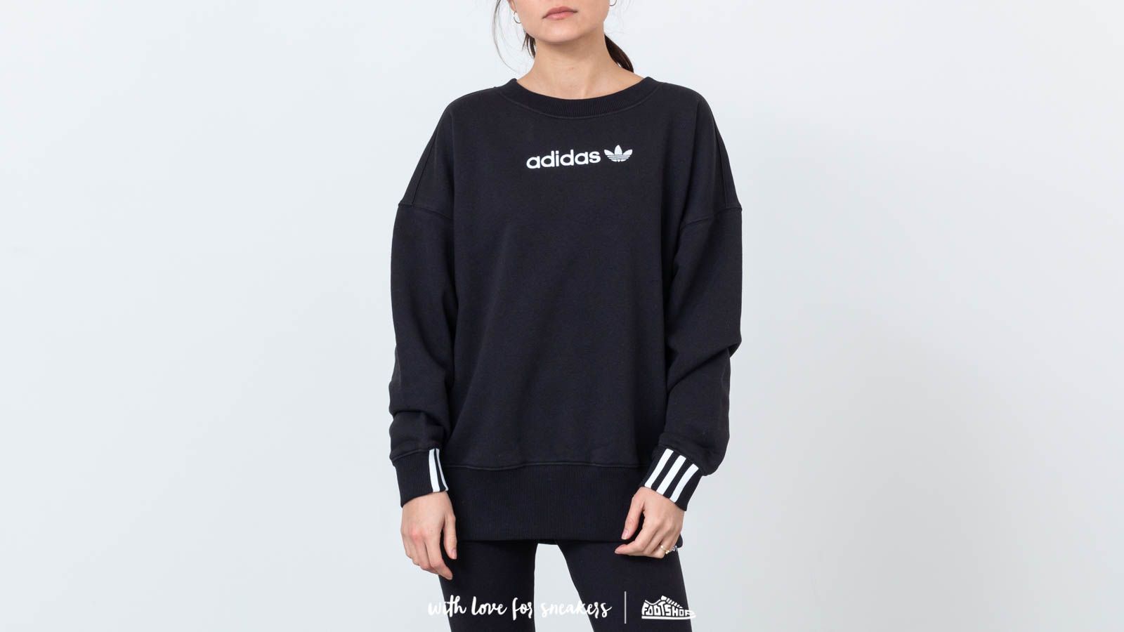 Mikiny adidas Coeeze Crewneck Black