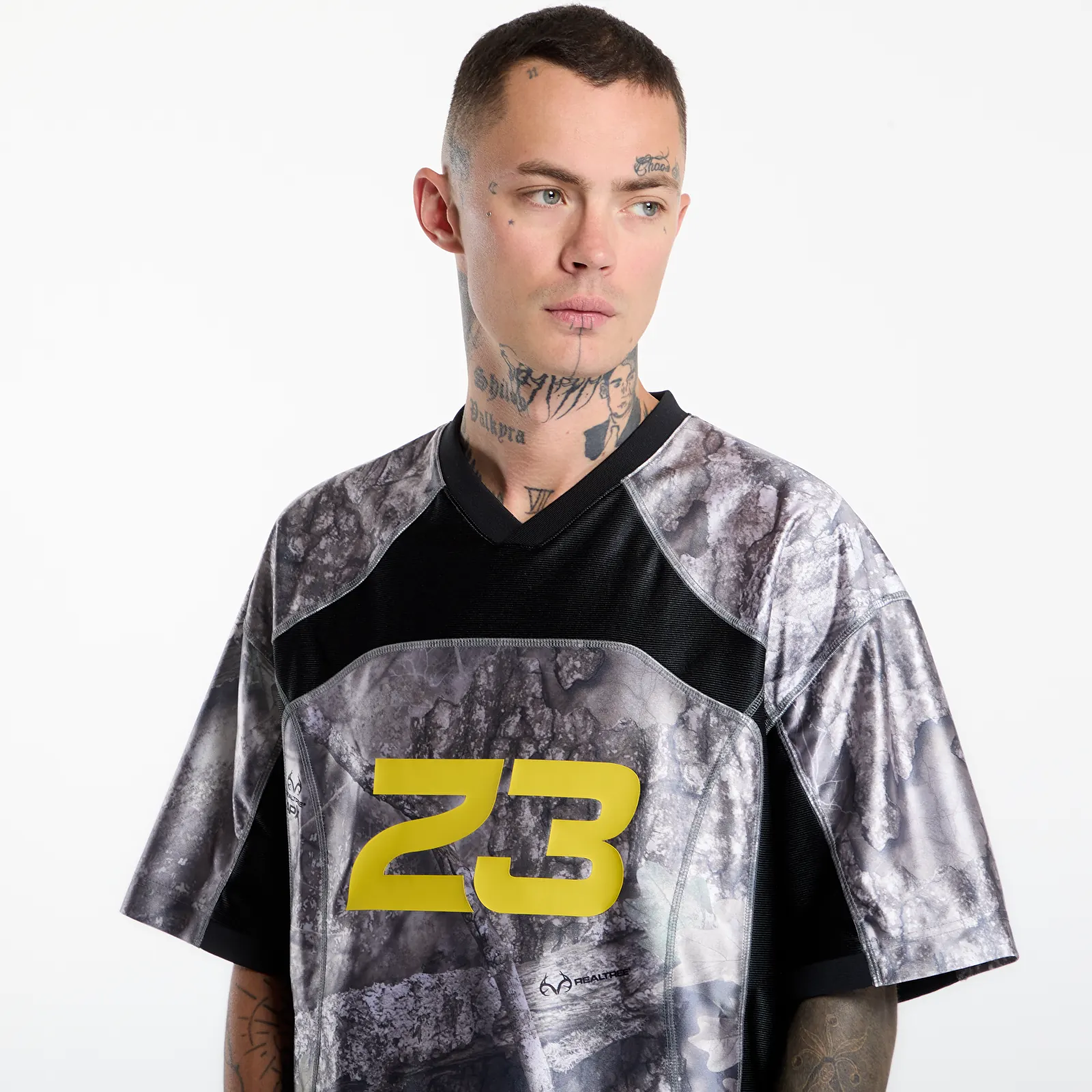Maglie da uomo Jordan Brooklyn Men's Realtree Jersey White/ Black/ Bright Citron