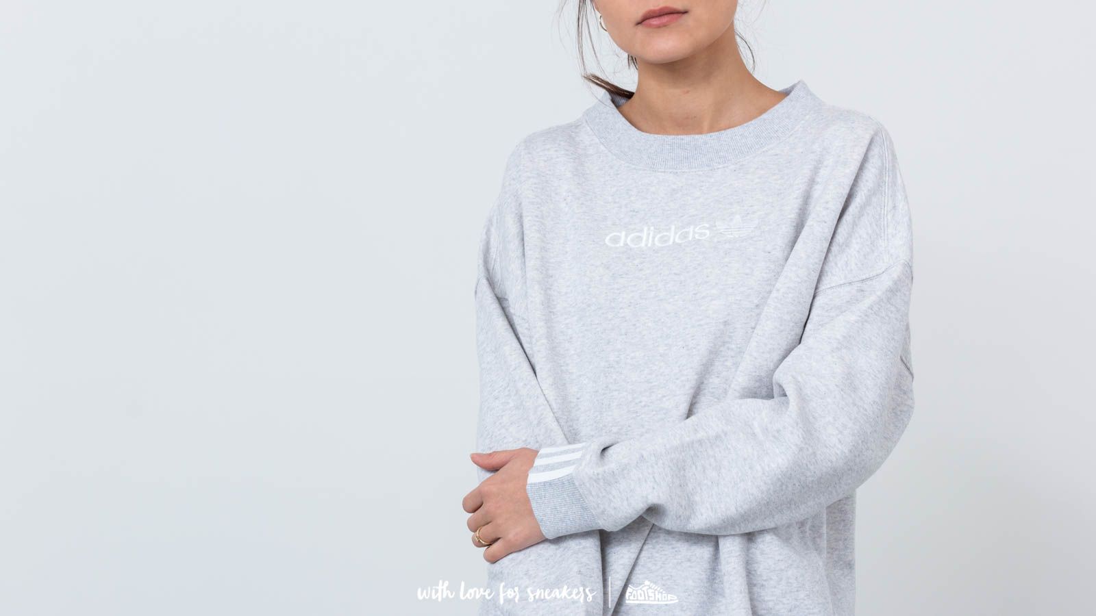 Hoodies and sweatshirts adidas Coeeze Crewneck Light Grey Footshop
