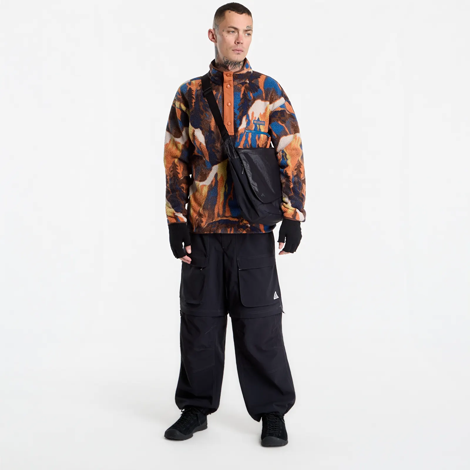 Hoodies och sweatshirts Columbia Helvetia™ II Printed Half Snap Fleece Teak Brown Soarin