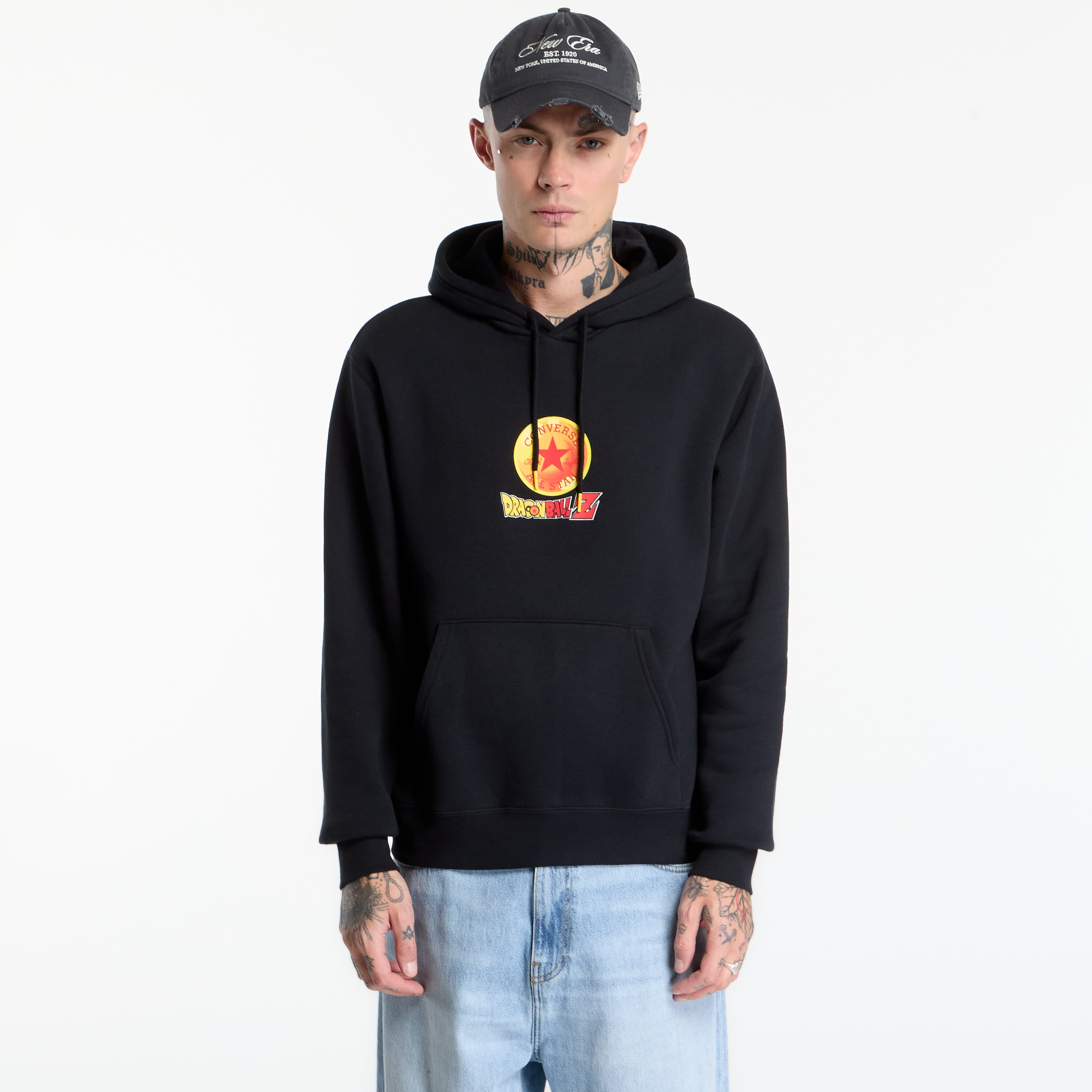 Sweatshirt Converse x Dragon Ball Z Shenron Hoodie Black S