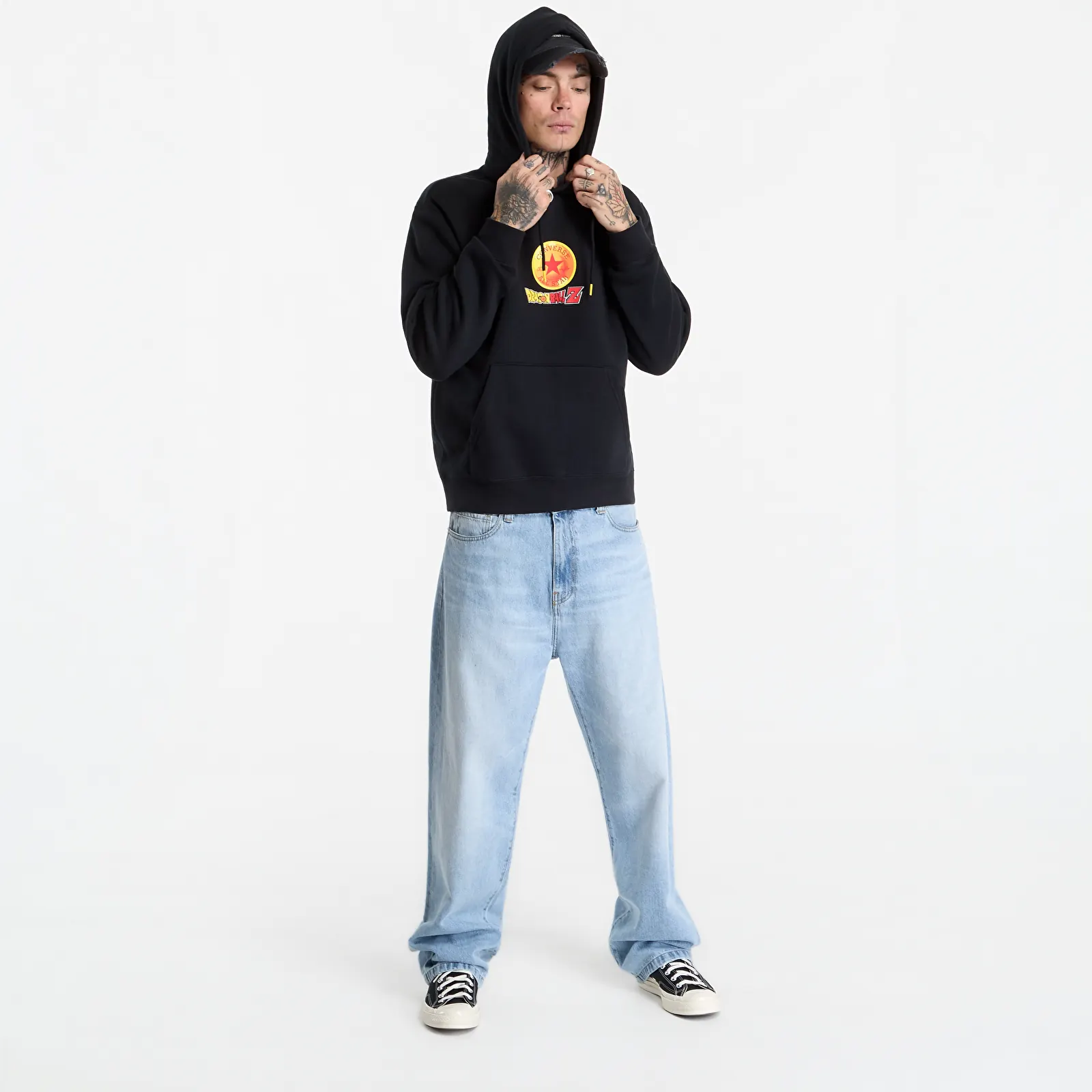 Hoodies and sweatshirts  Converse x Dragon Ball Z Shenron Hoodie Black