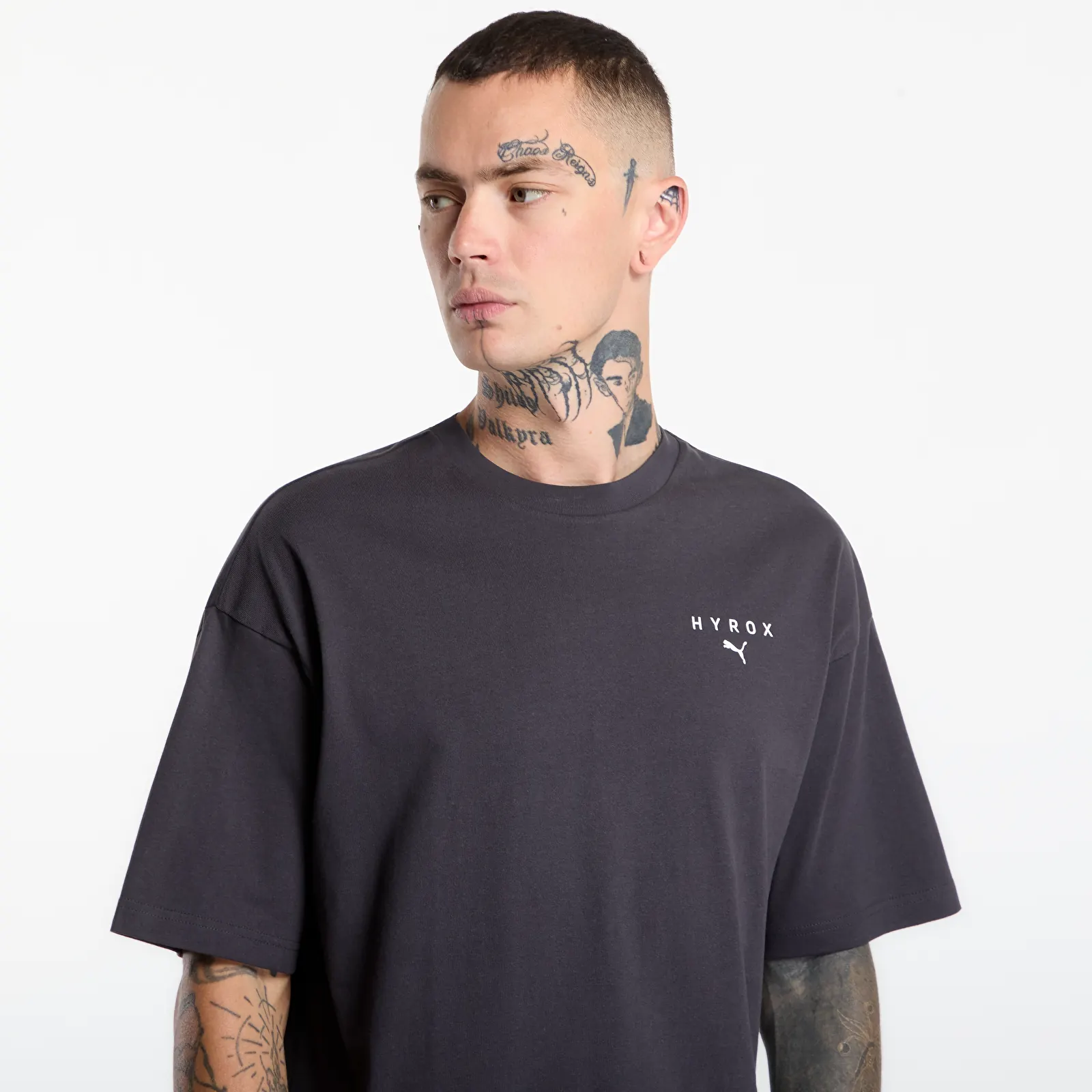 T-paidat Puma X Hyrox World Tee Flat Dark Gray