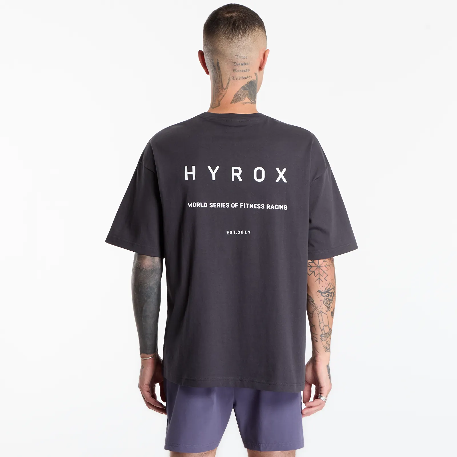 T-paidat Puma X Hyrox World Tee Flat Dark Gray