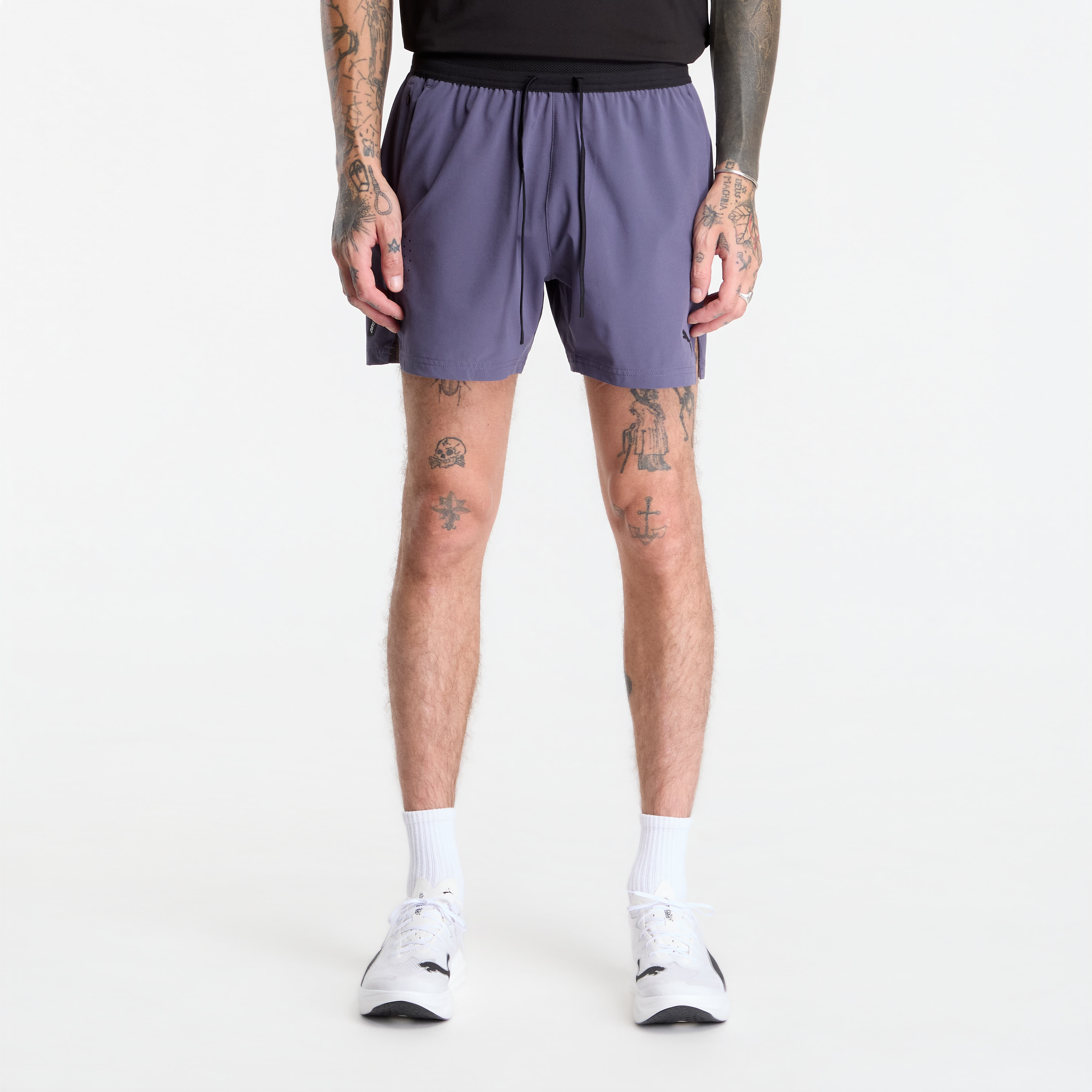 Puma M Pwrmode 5 Woven Short Inky Depths M