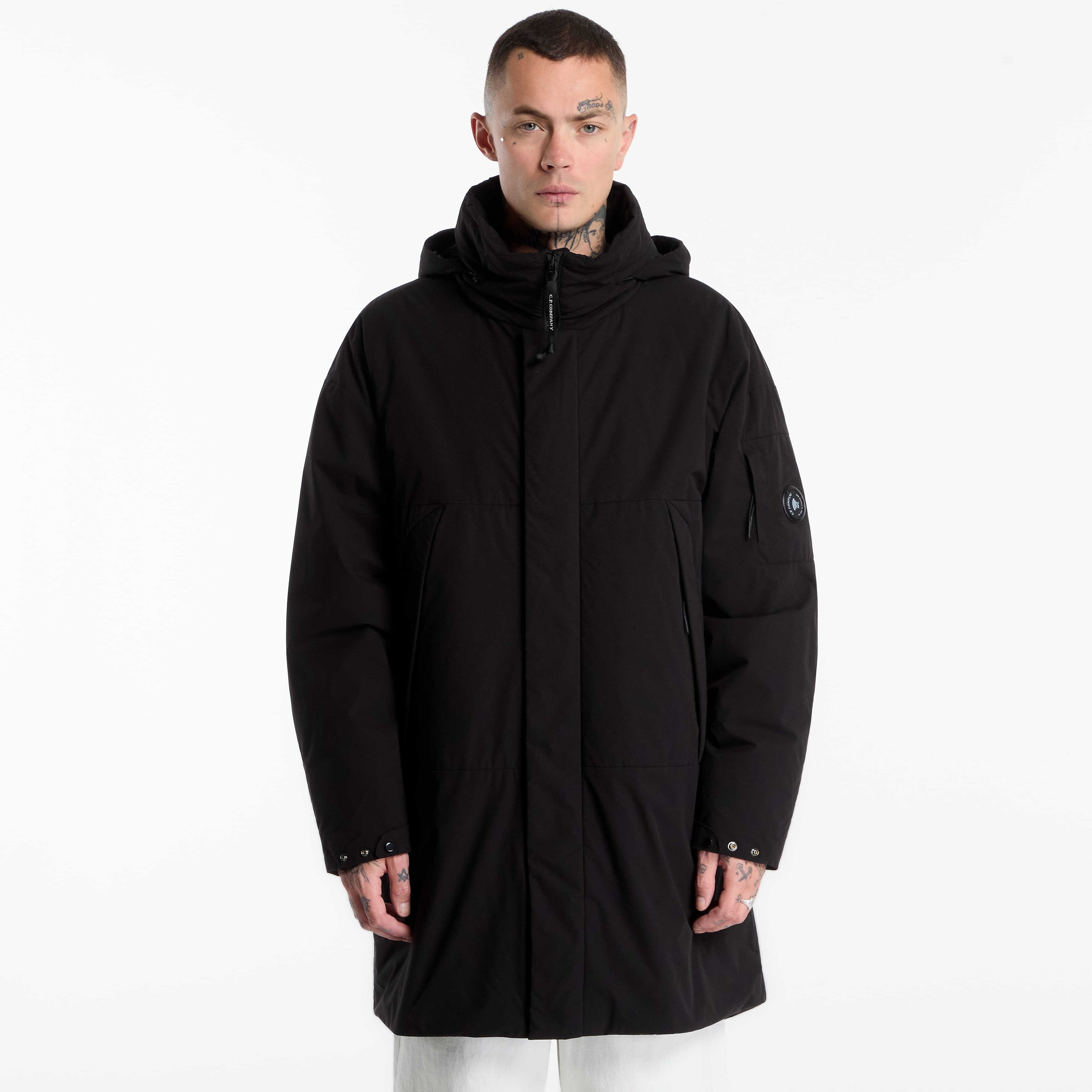 Jakke C.P. Company Long Jacket Black S