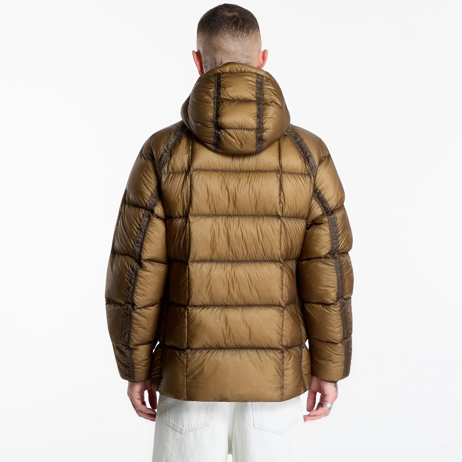Páperové bundy C.P. Company D.D. Shell Hooded Puffer Jacket