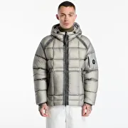 C.P. Company D.D. Shell Hooded Puffer Jacket Flint Grey