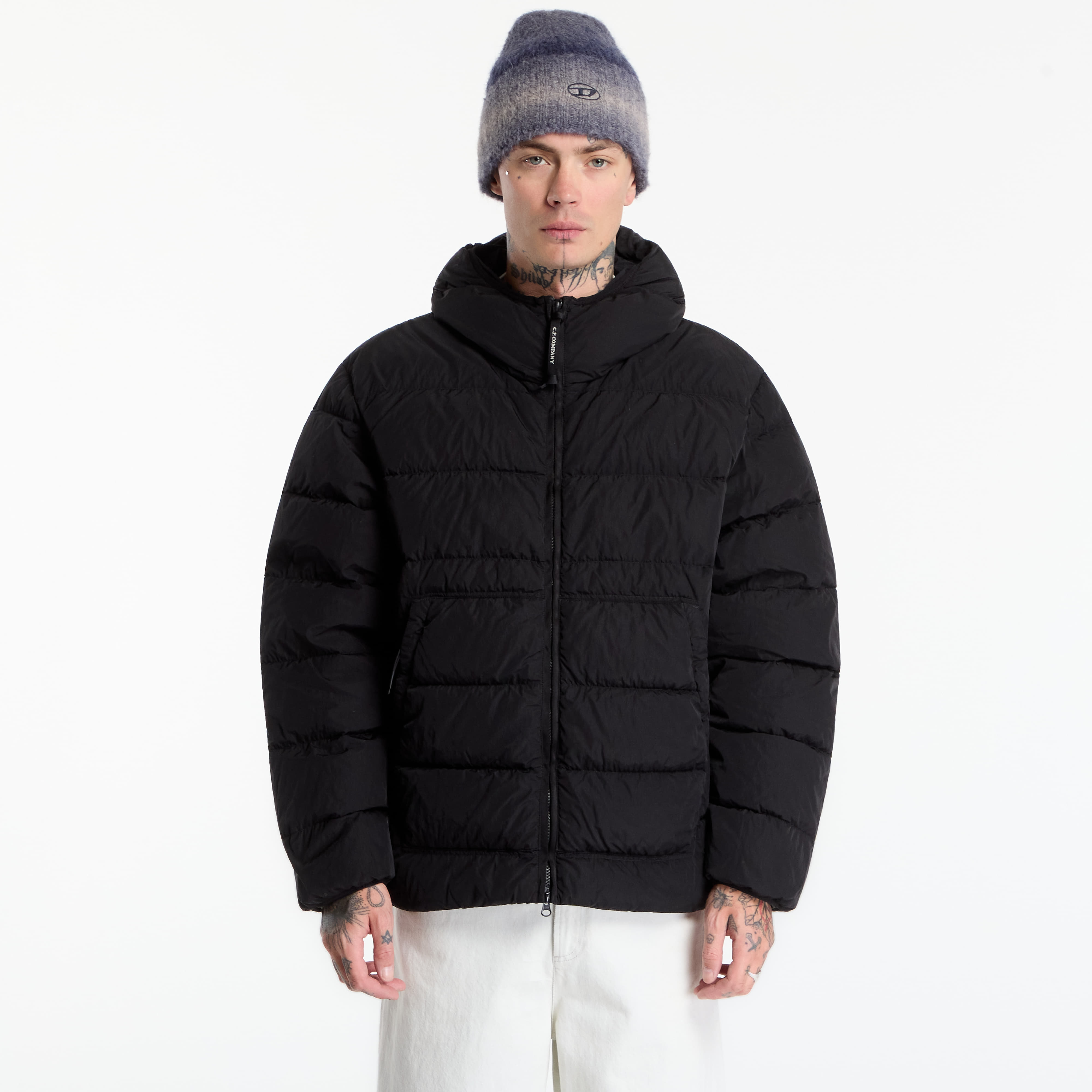 Jakke C.P. Company Chrome-R Goggle Down Jacket Black XL