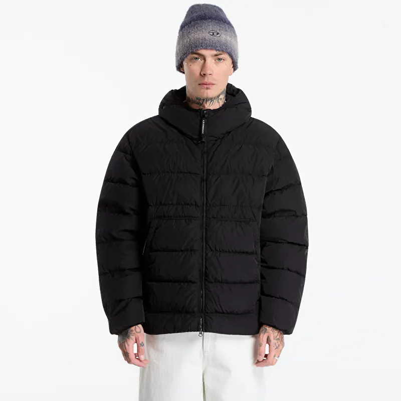C.P. Company Chrome-R Goggle Down Jacket Black