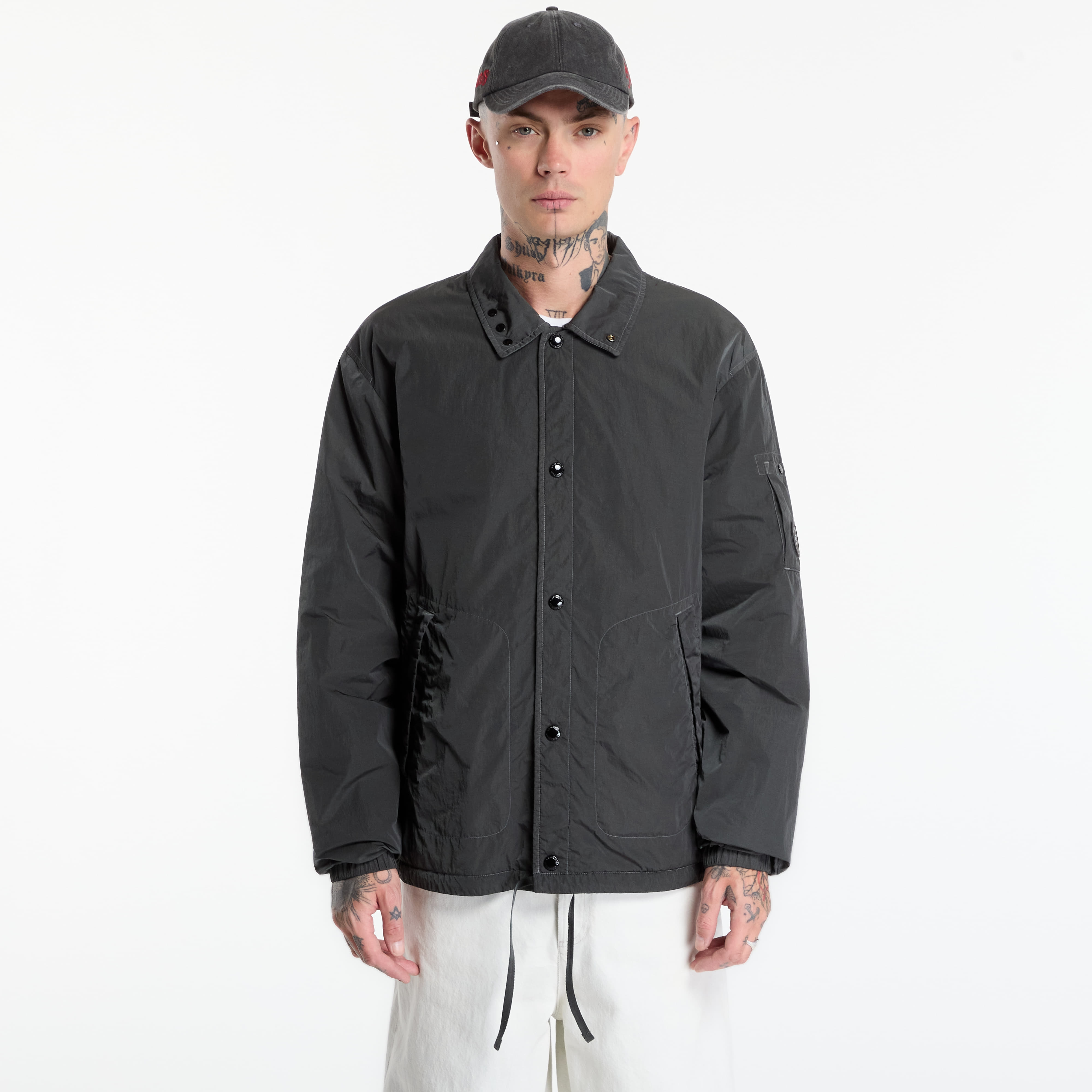 Vindjakke C.P. Company Heavy Chrome-R Coach Lens Jacket Black L