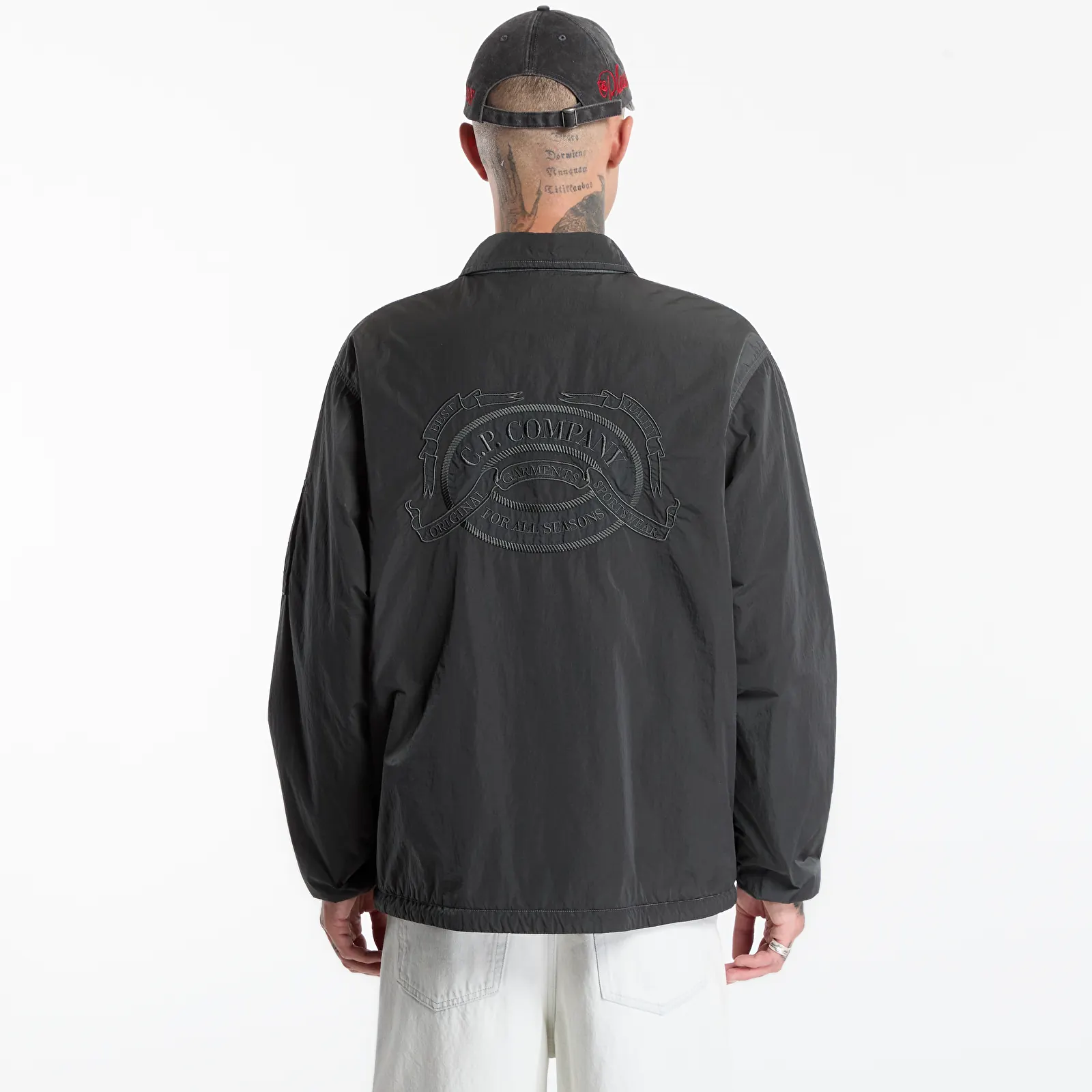 Coach Jackets C.P. Company Heavy Chrome-R Coach Lens Jacket Black