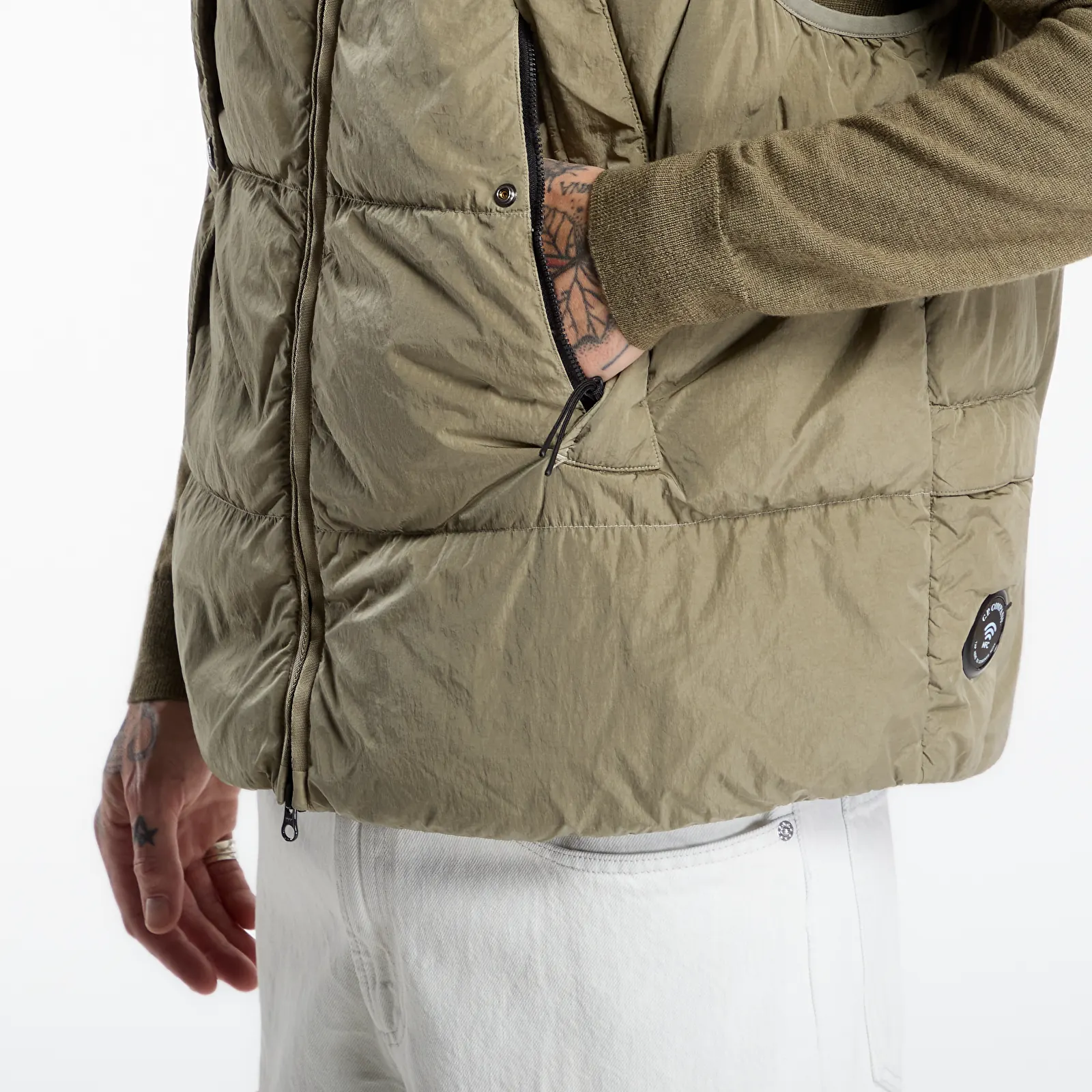 Vesten C.P. Company Vest Fungi Grey