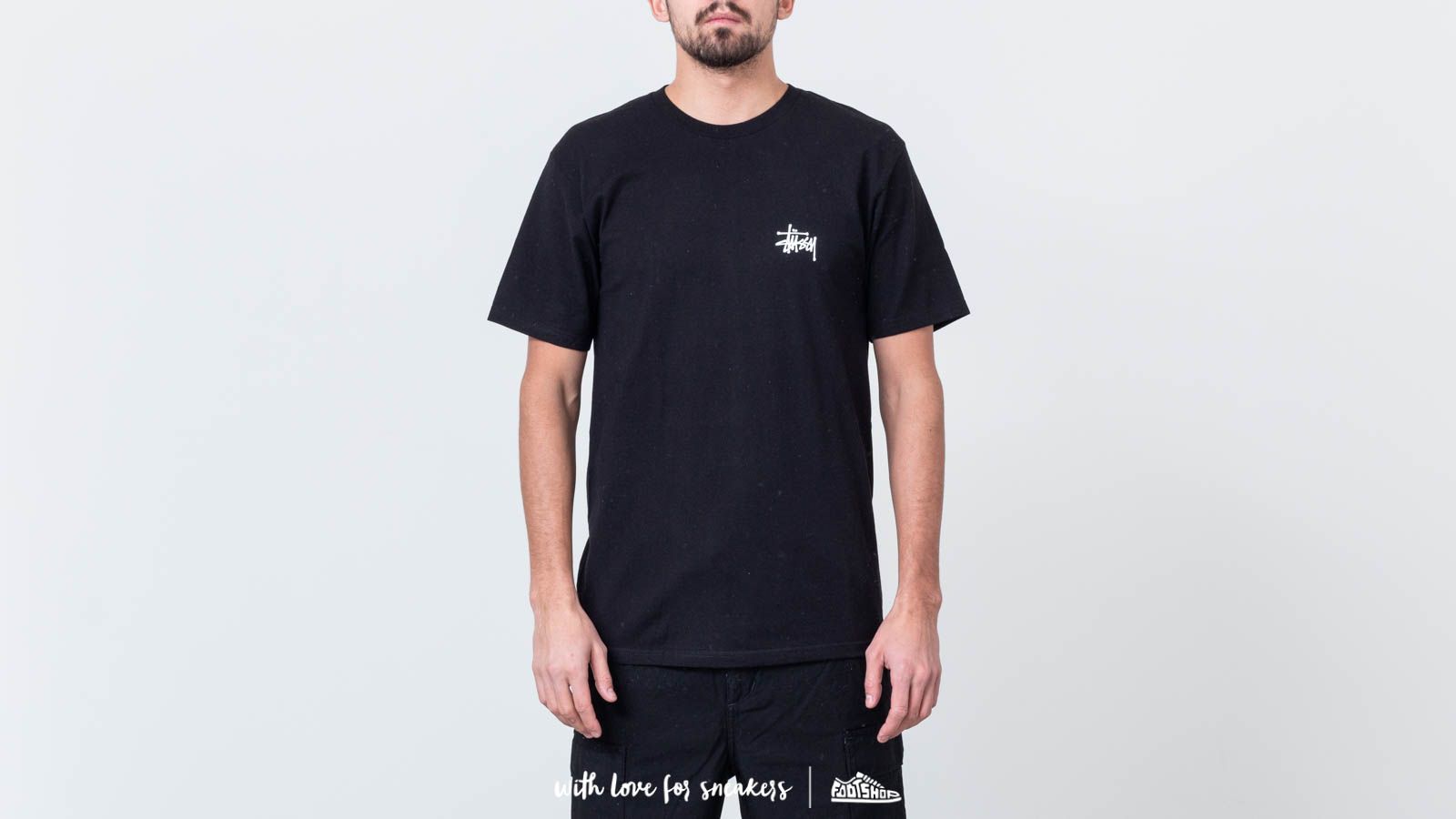 T-Shirts und Hemden Stüssy Basic Tee Black