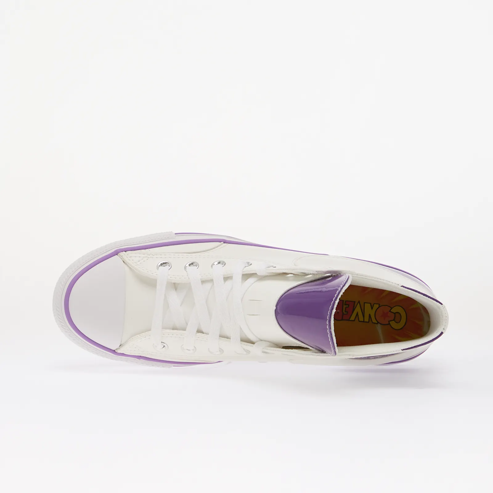 Men's shoes Converse x Dragon Ball Z Frieza Chuck Taylor All Star Hi Lucent White/Tillandsia Purple