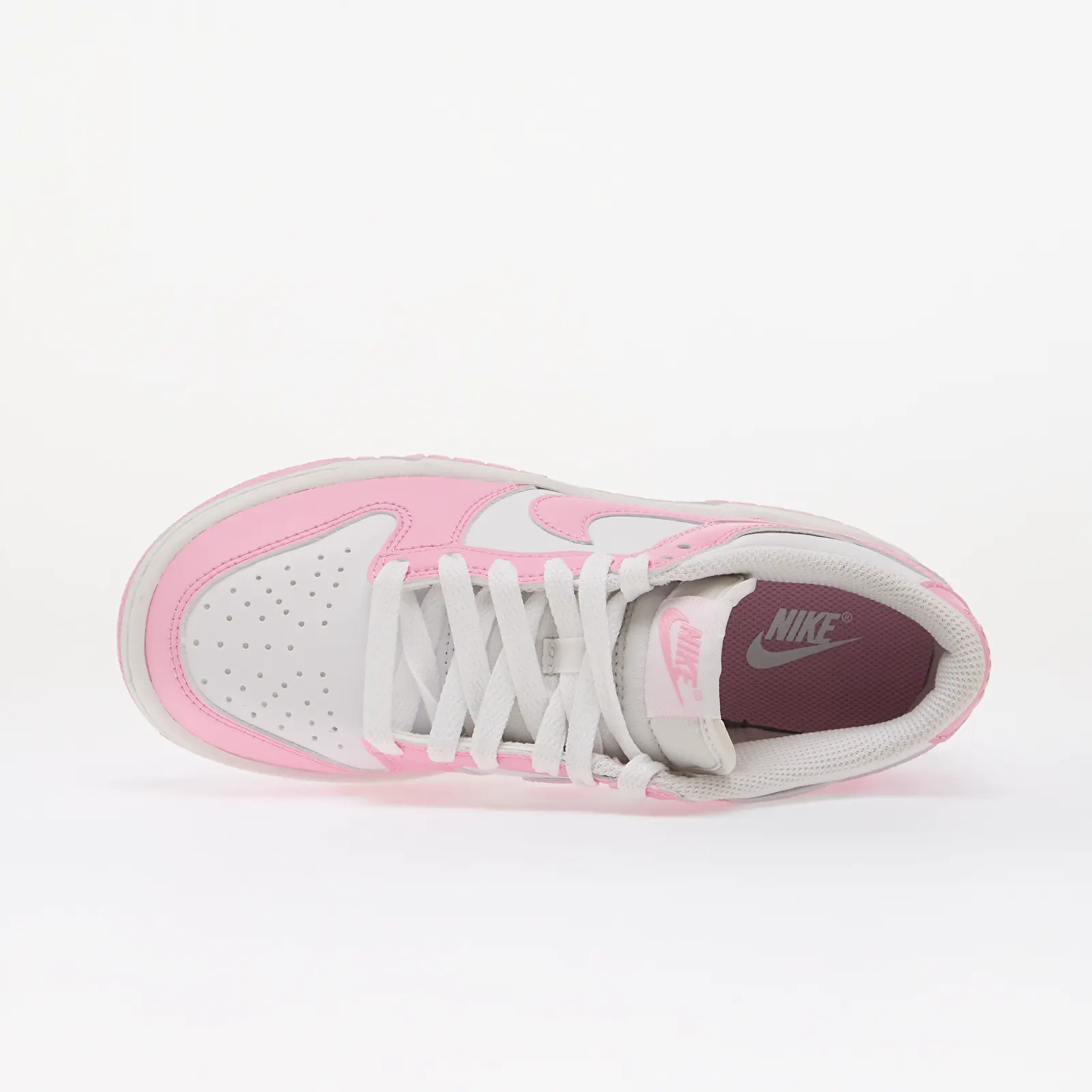 Chaussures et baskets homme Nike Dunk Low Kids White/ Pink Rise/ White